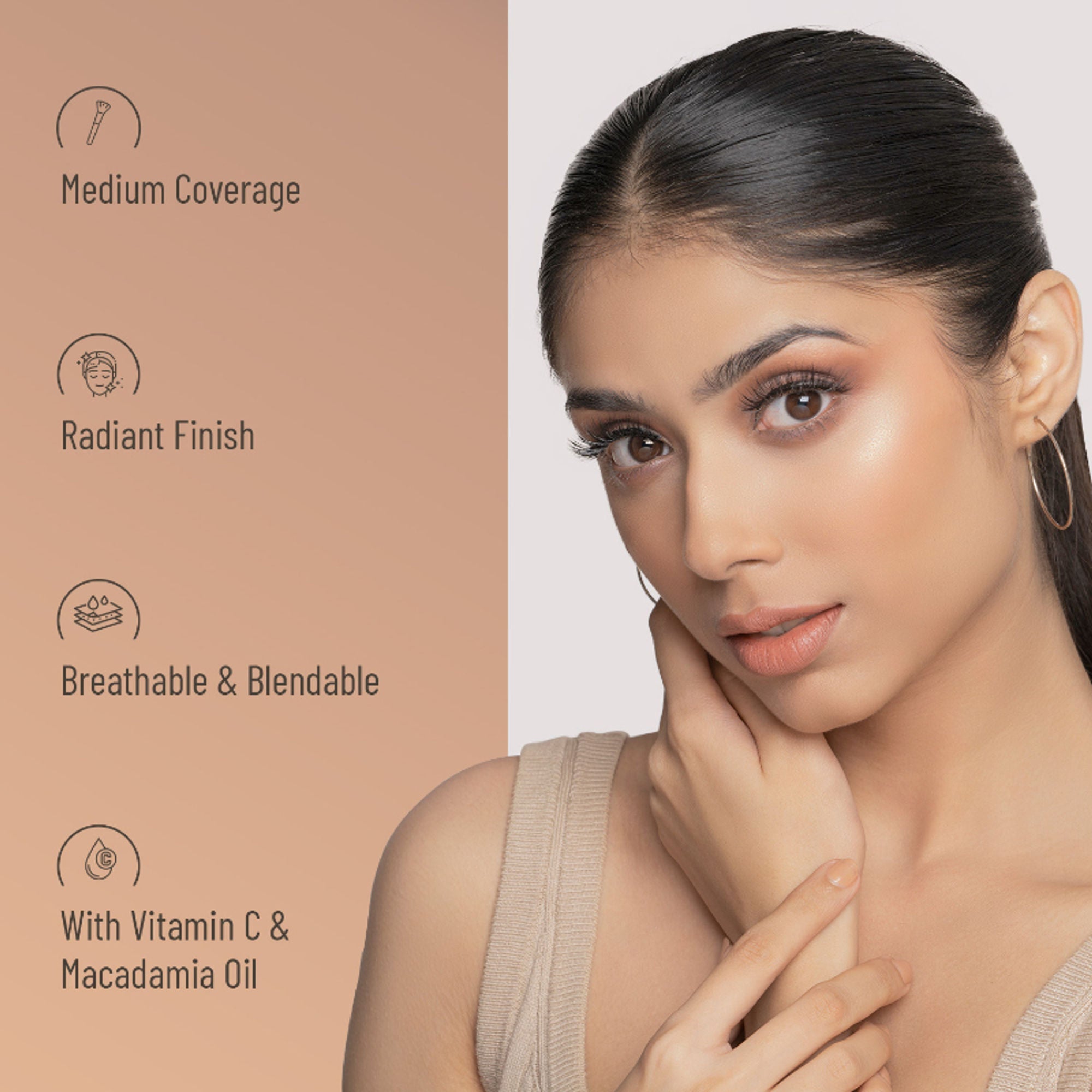 Swiss Beauty Flawless Finish Daily Wear Lightweight Foundation - 03 Natural Beige