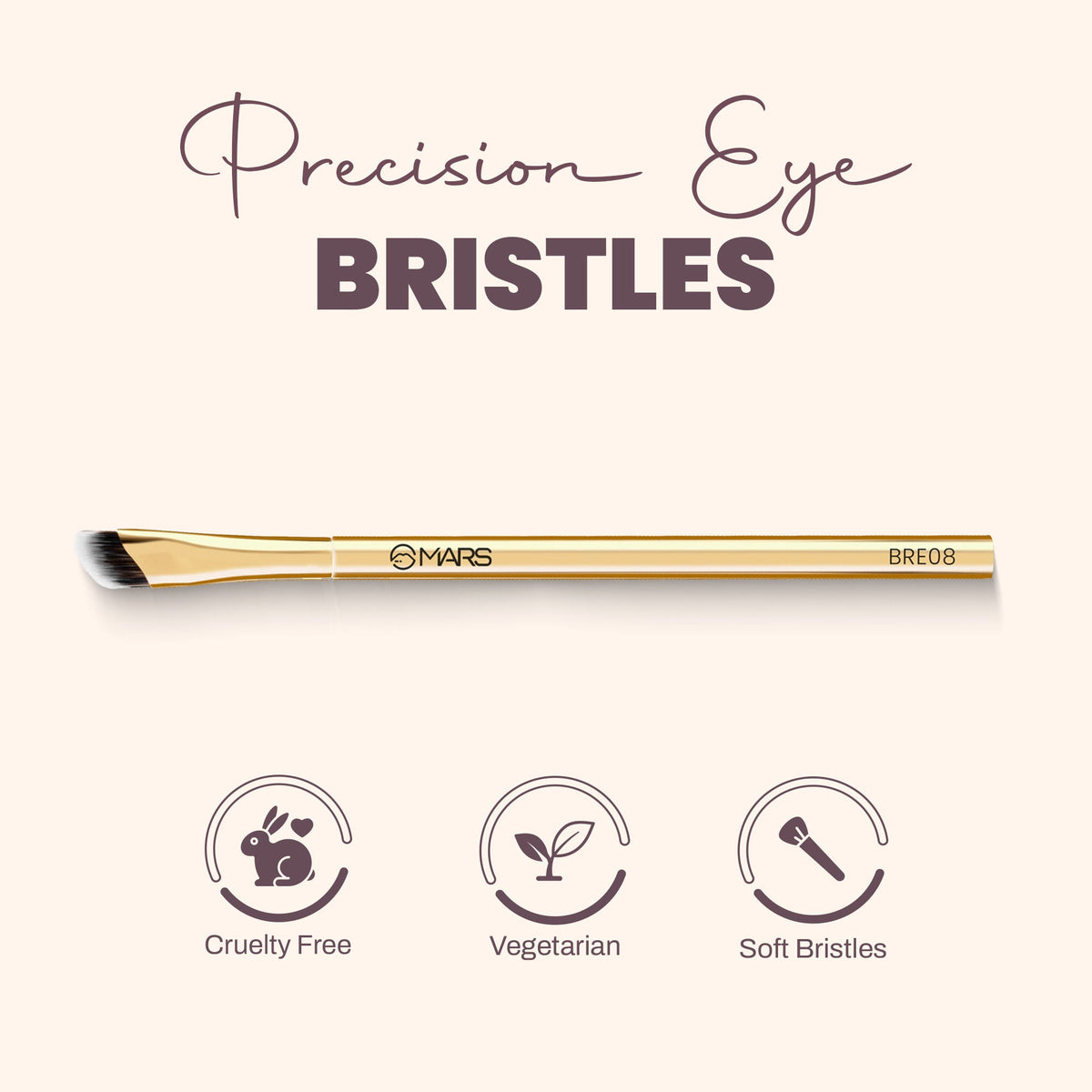 MARS Cosmetics Artist'S Arsenal Precision Eye Brush - Golden