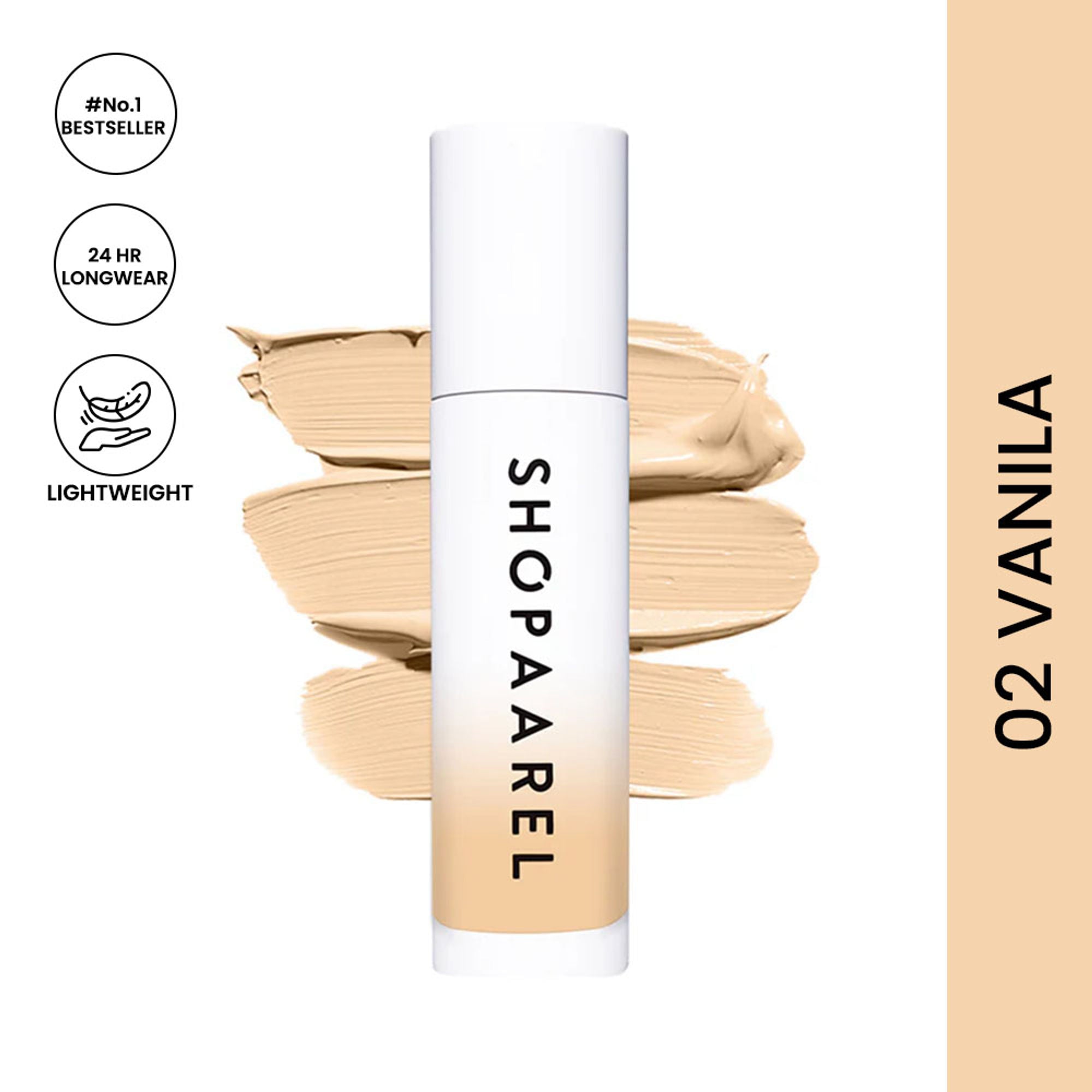 Shopaarel Miracle Skin Foundation - Vanilla 02