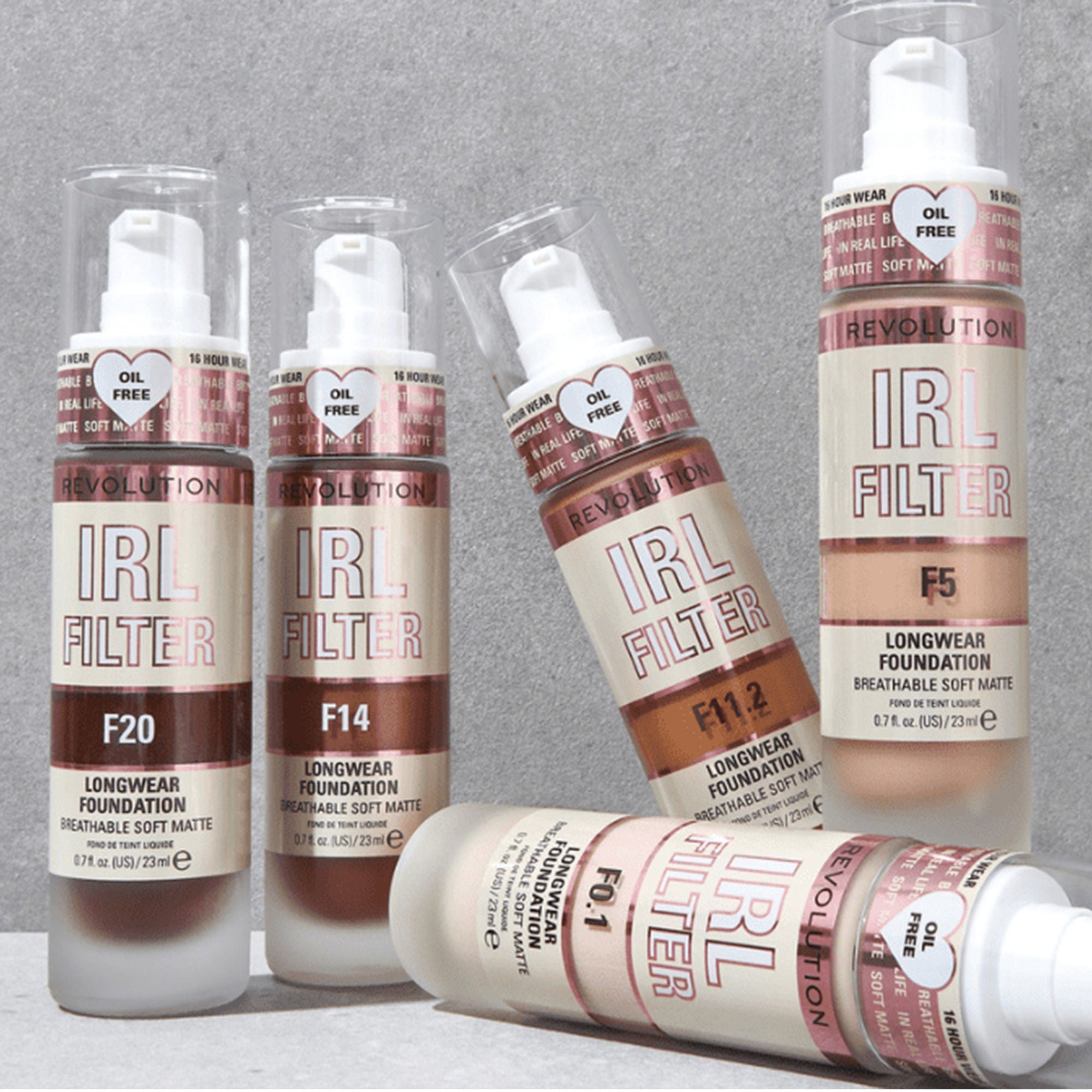 Makeup Revolution IRL Filter Longwear Foundation - F6