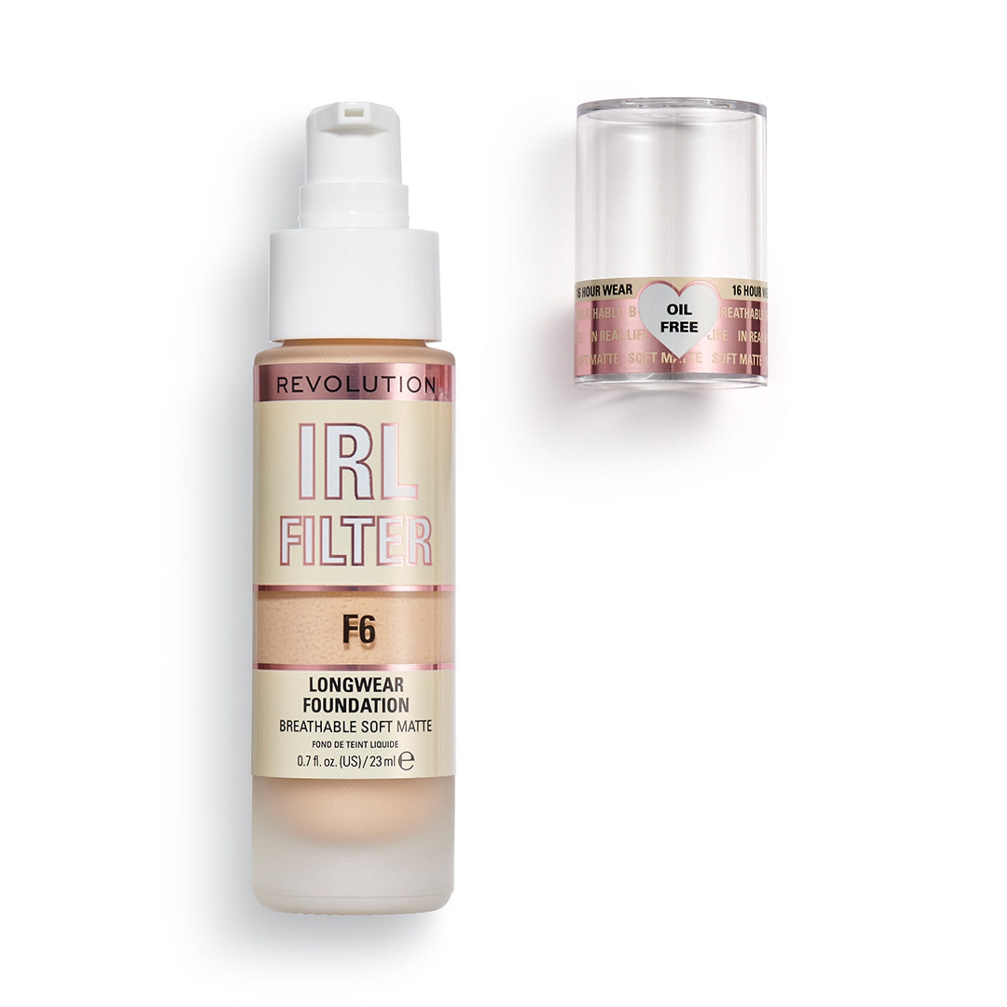 Makeup Revolution IRL Filter Longwear Foundation - F6