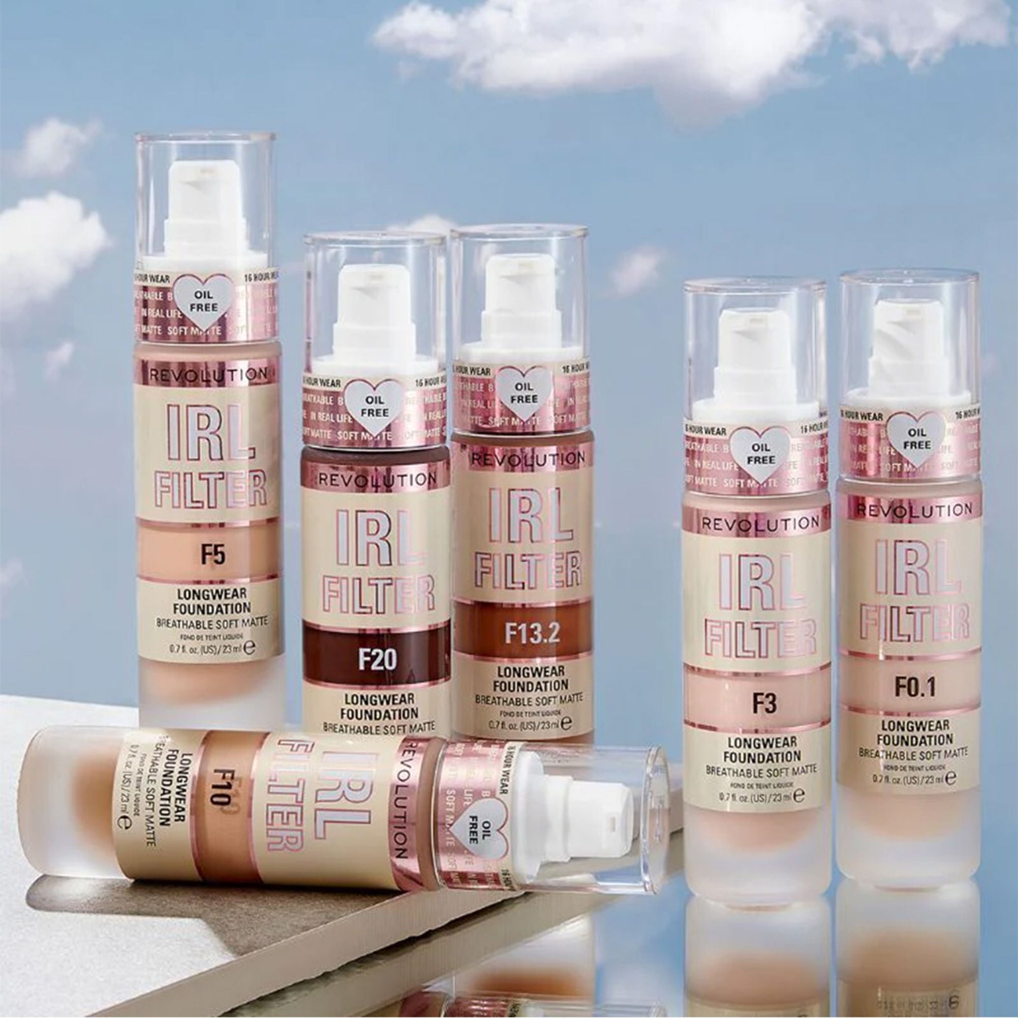 Makeup Revolution IRL Filter Longwear Foundation - F6