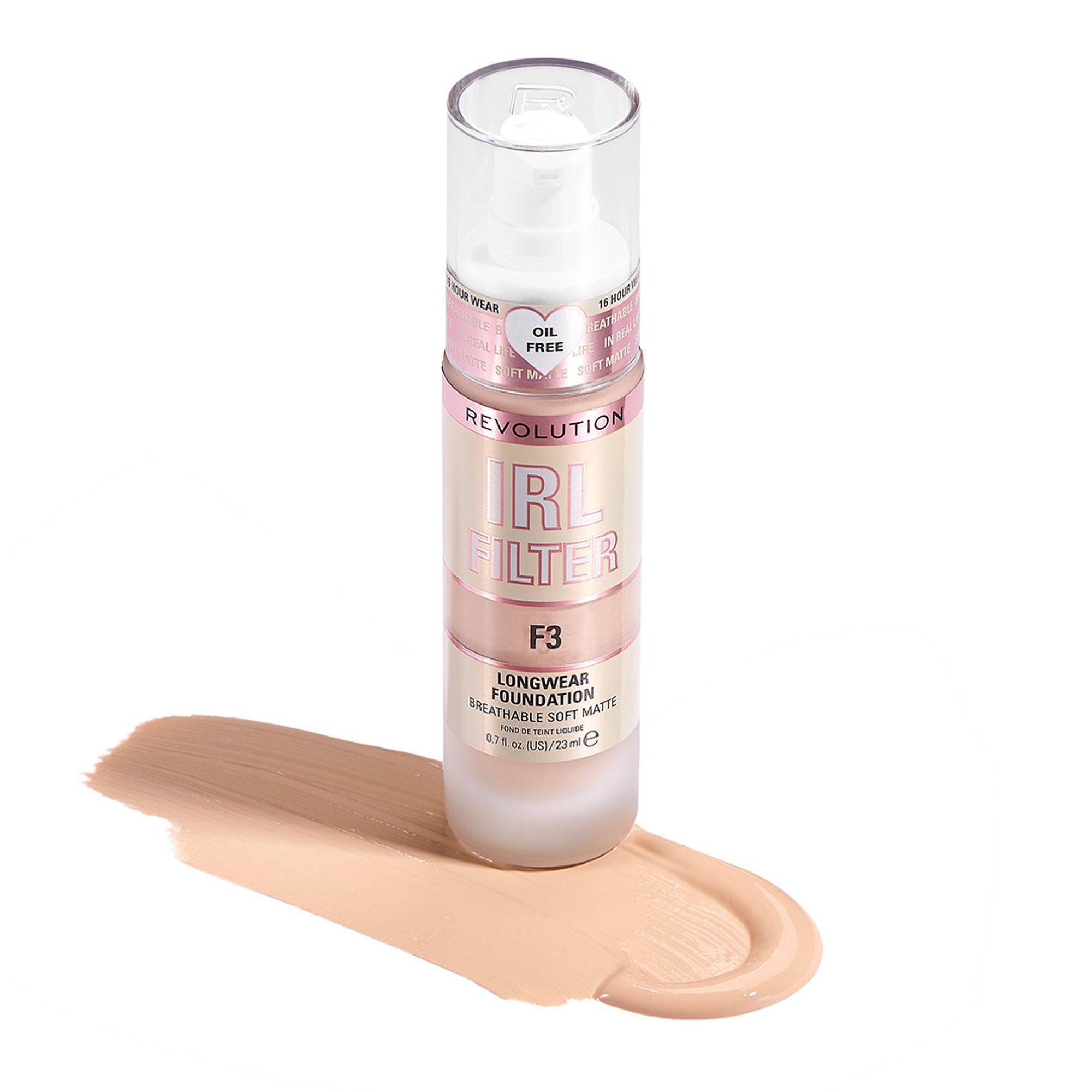 Makeup Revolution IRL Filter Longwear Foundation - F3