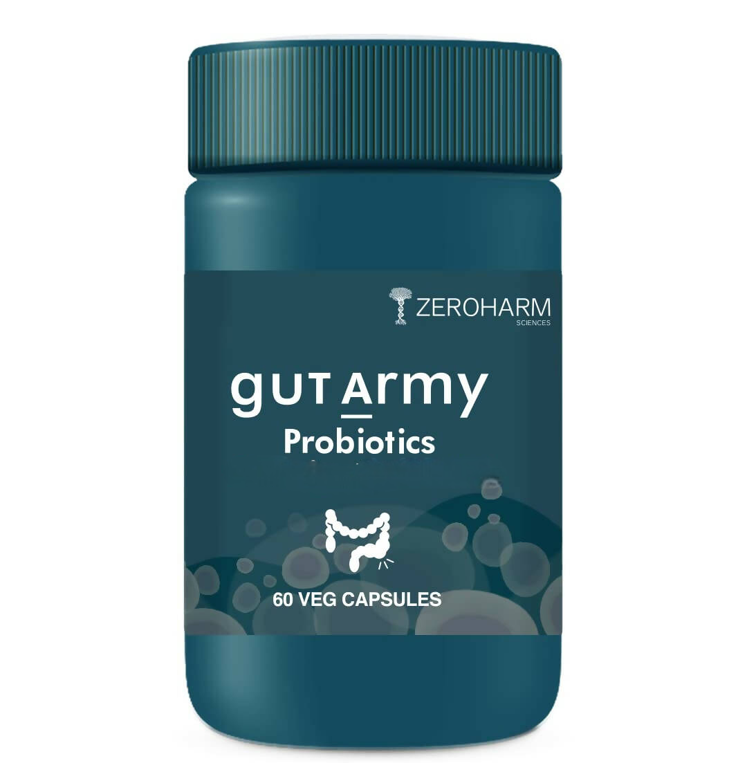 Zeroharm Gut Army Probiotics Constipation & IBS Capsules