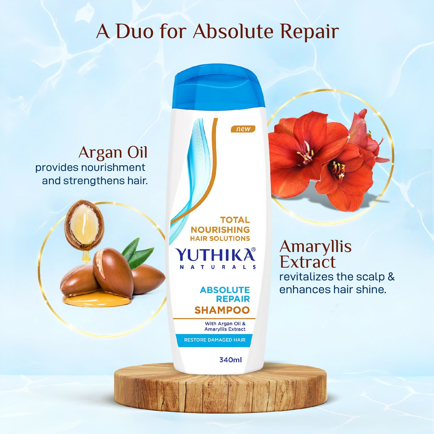 Yuthika Absolute Repair Shampoo For Damaged Hair