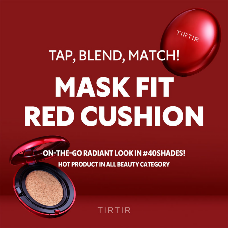 Tirtir Mask Fit Red Mini Cushion Foundation - 15C Fair Porcelain