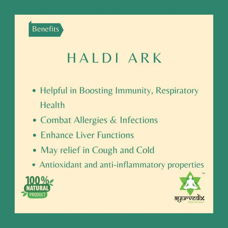 Ayurvedix Haldi Ark ( Turmeric )