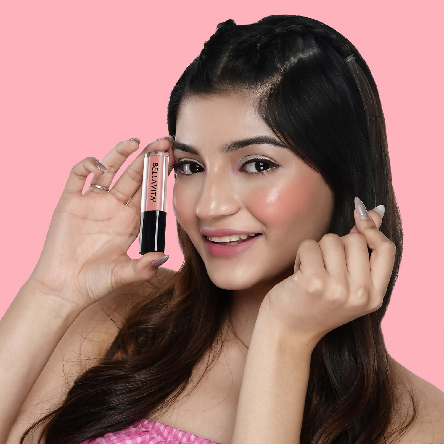 Bella Vita Organic All Hearts Face Blush - Pink Promise