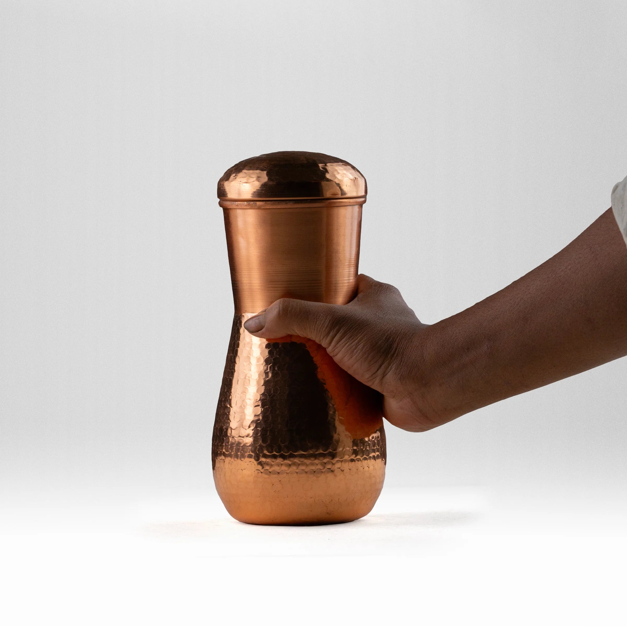 Health Smith Pure Copper Marina Jar Modern for Water | Copper Utensil for Water