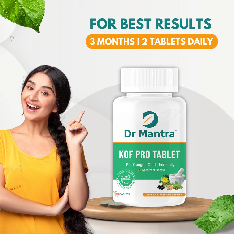 Dr Mantra Calci Pro Tablets for Cough & Cold Relief| 30 Tablets