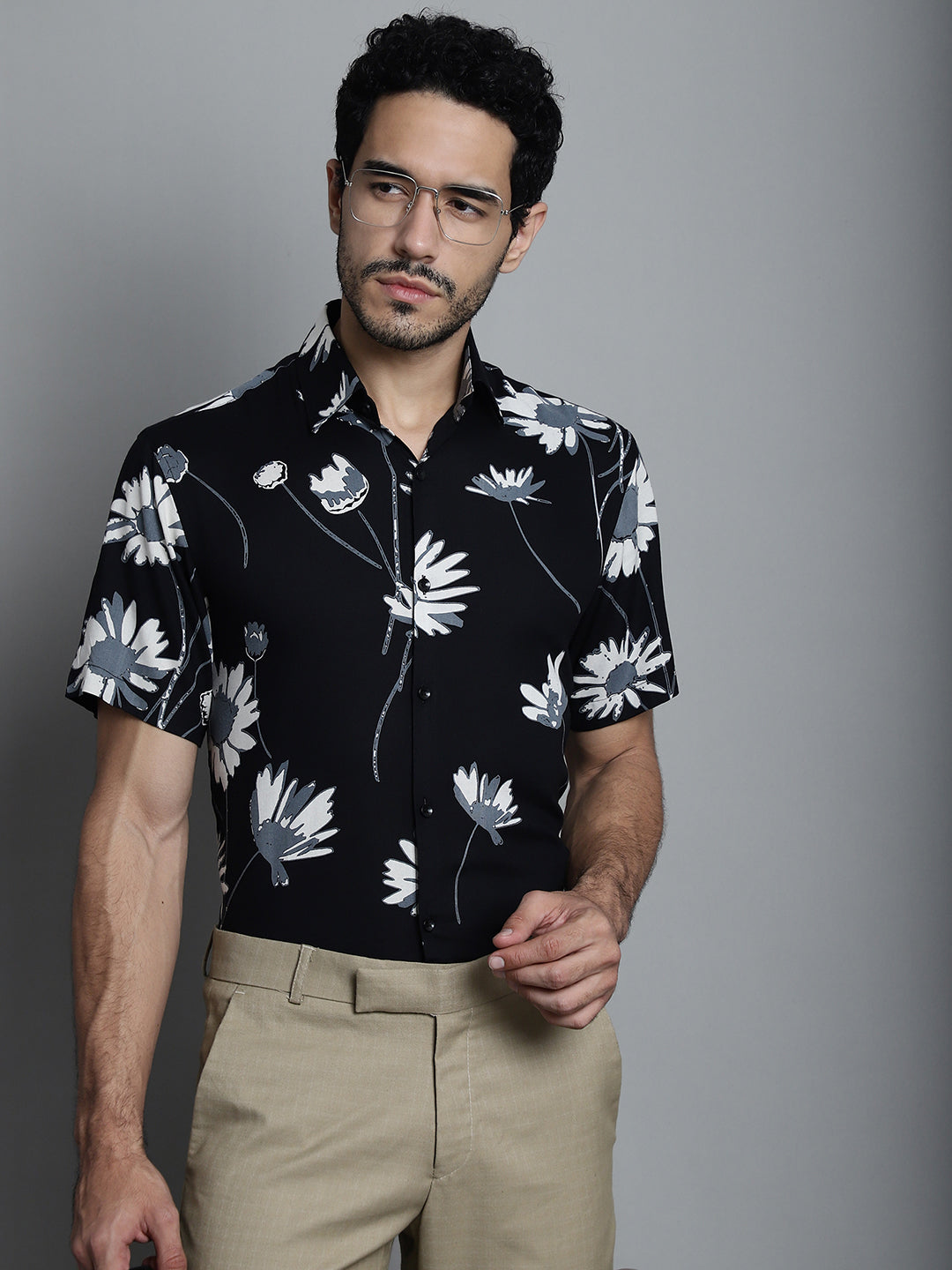 Men's Floral Printed Formal Shirts