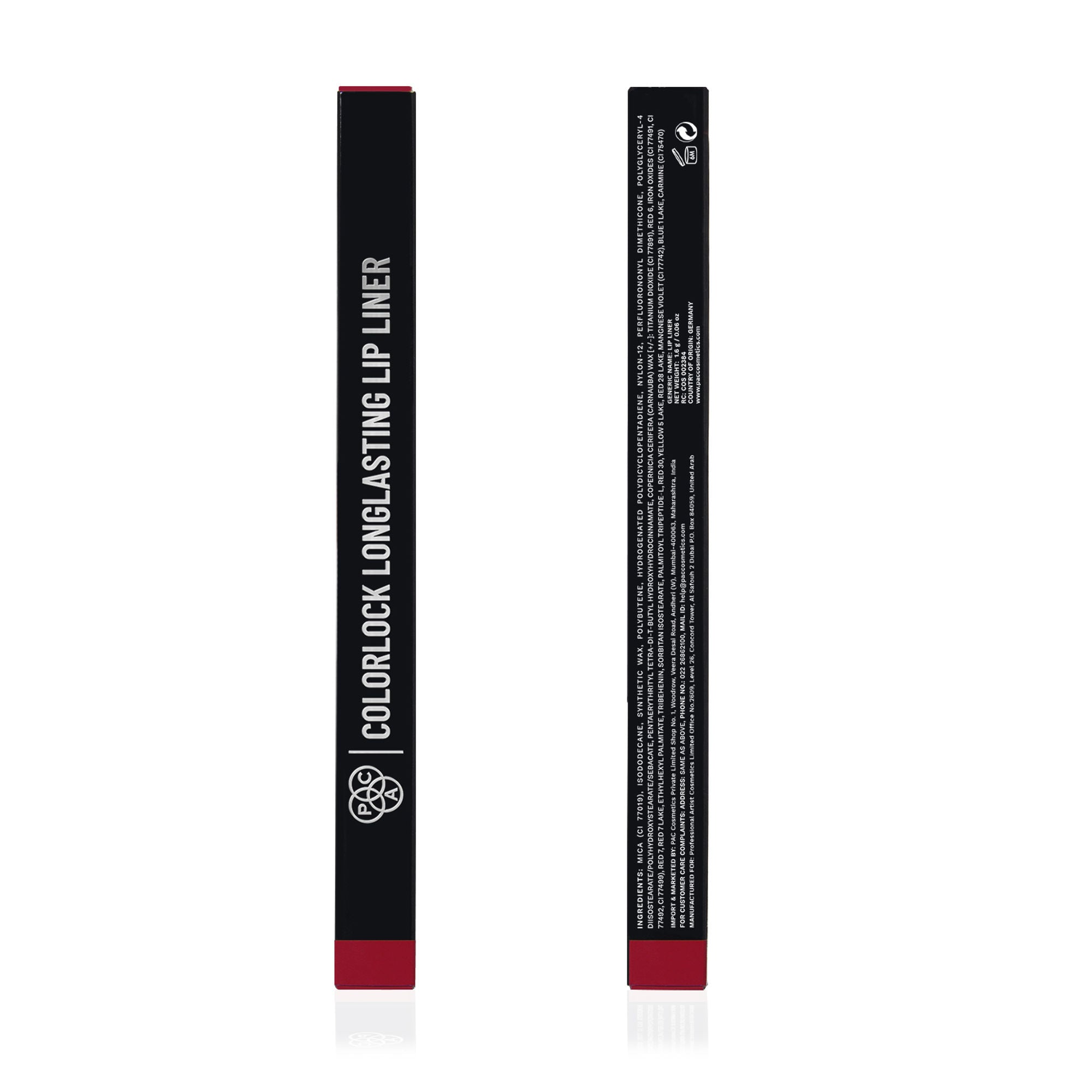 PAC Studio Colorlock Longlasting Lip Liner - Crimson Queen