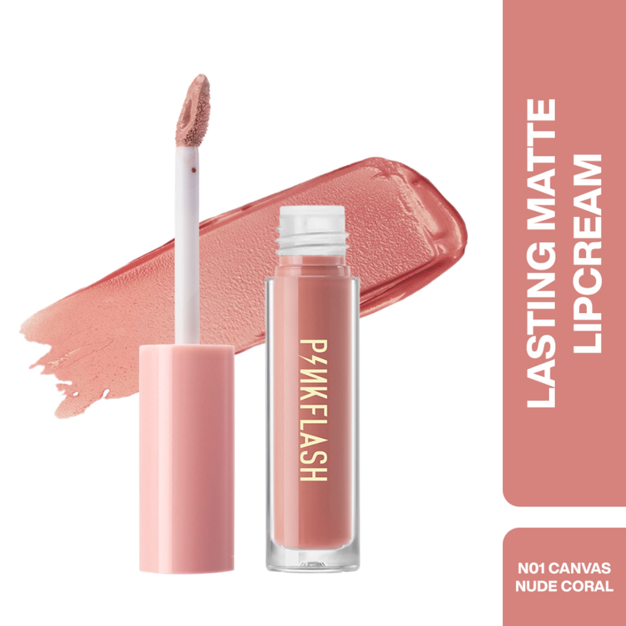 PINKFLASH Melting Matte Lip Cream - N01 Canvas