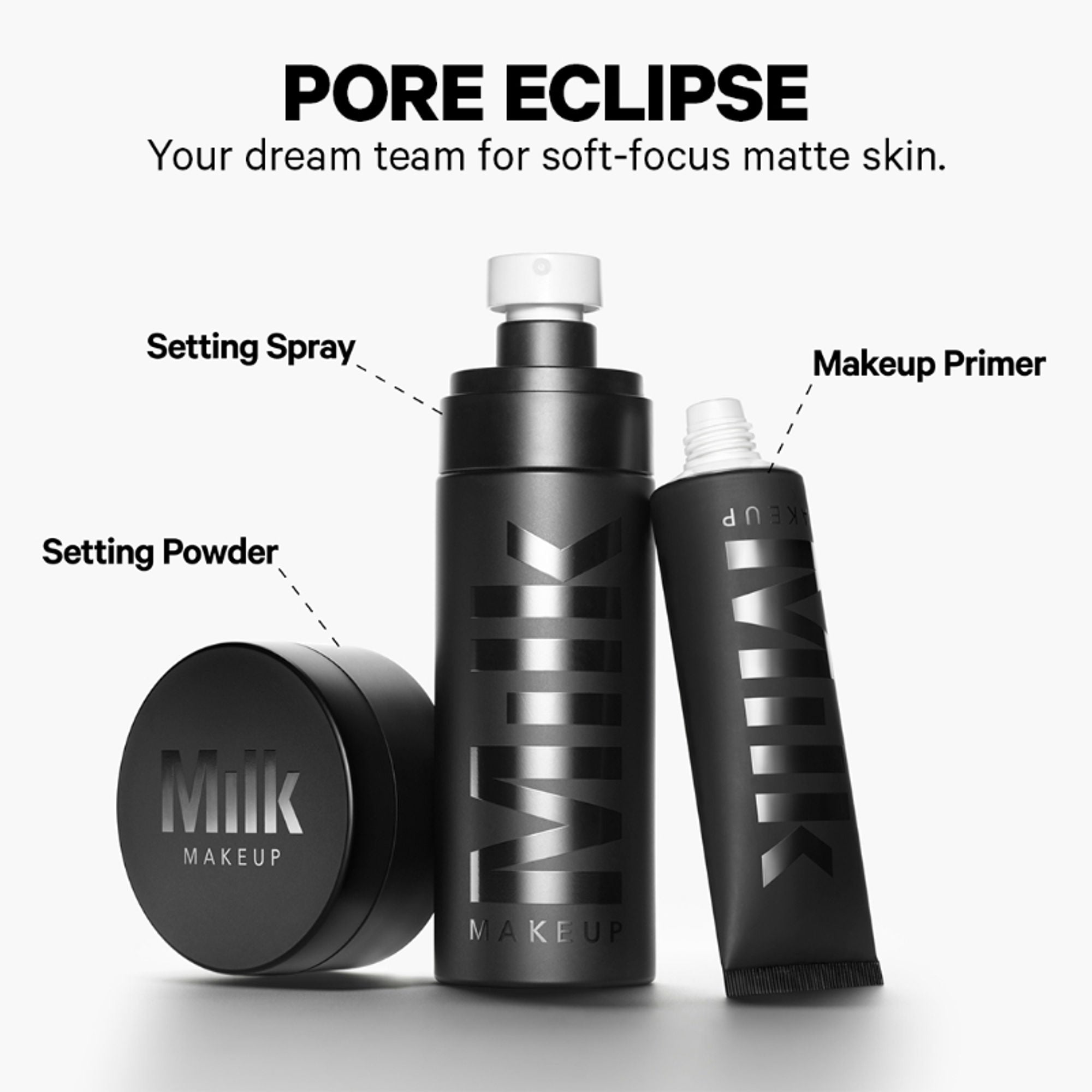 MILK MAKEUP Pore Eclipse Matte Translucent Setting Powder - Medium