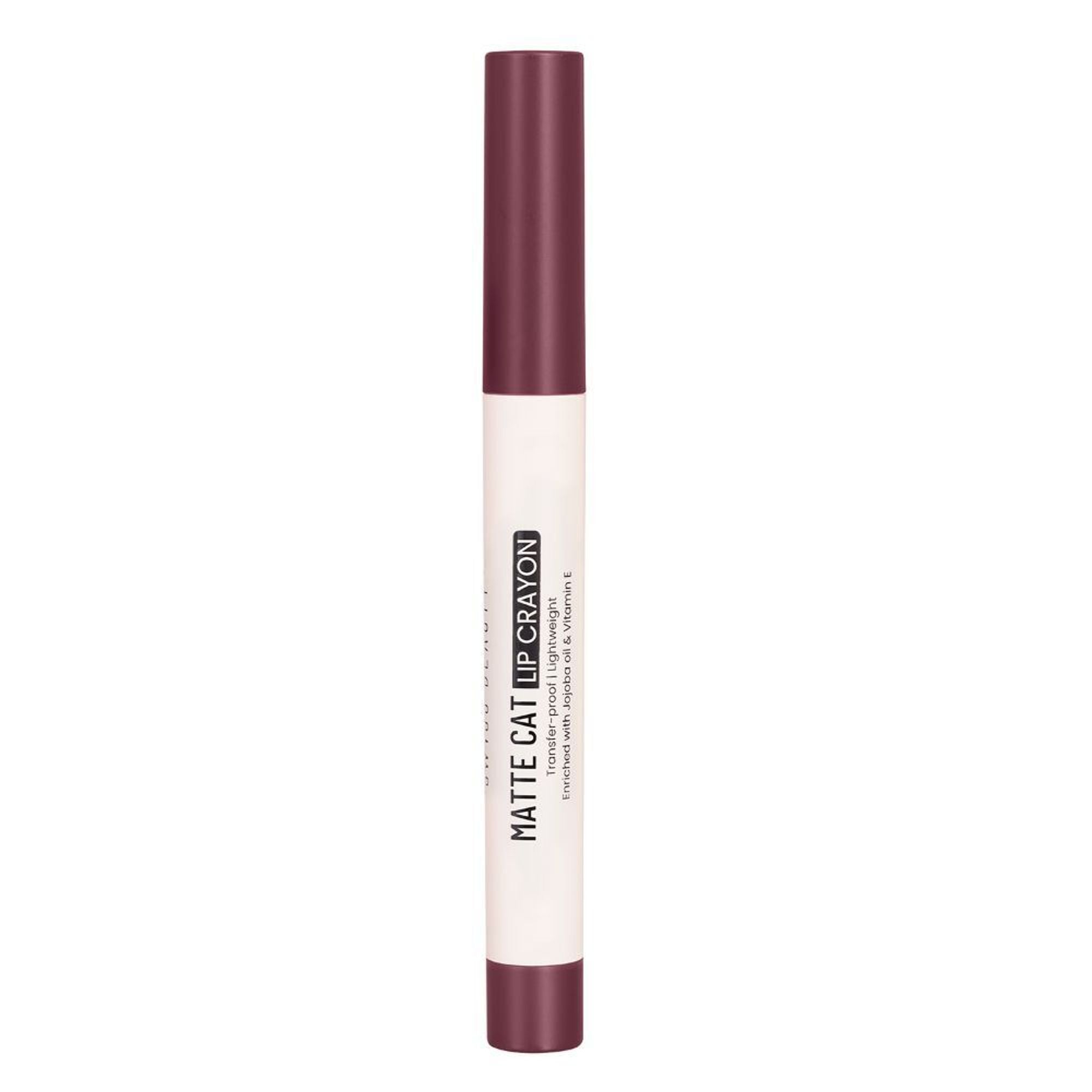 Swiss Beauty Non Transfer Matte Cat Lip Crayon - Wicked Wine