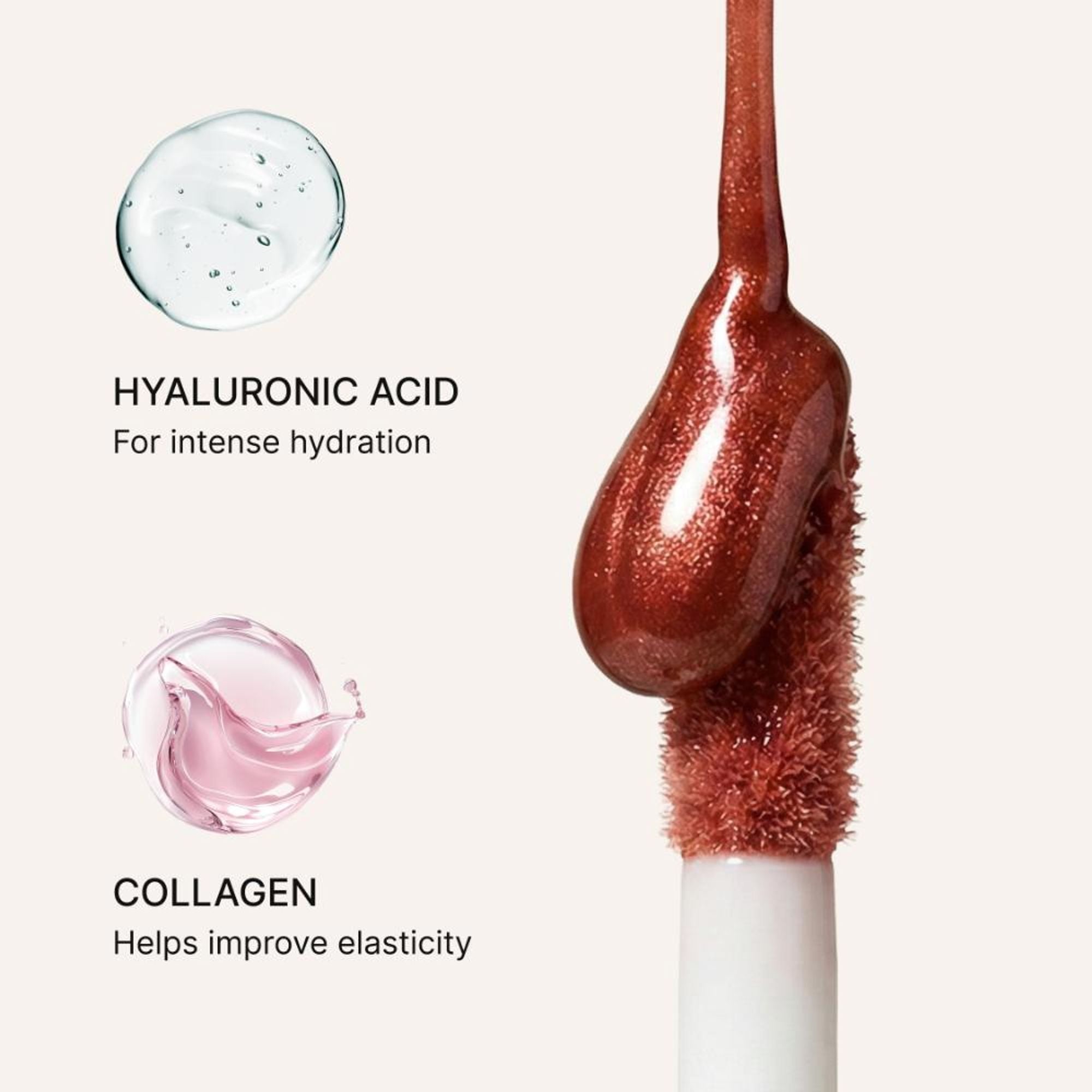 IRIS COSMETICS Talk Glossy To Me! Shimmer Lip Gloss - Deep Plum With Subtle Blue
