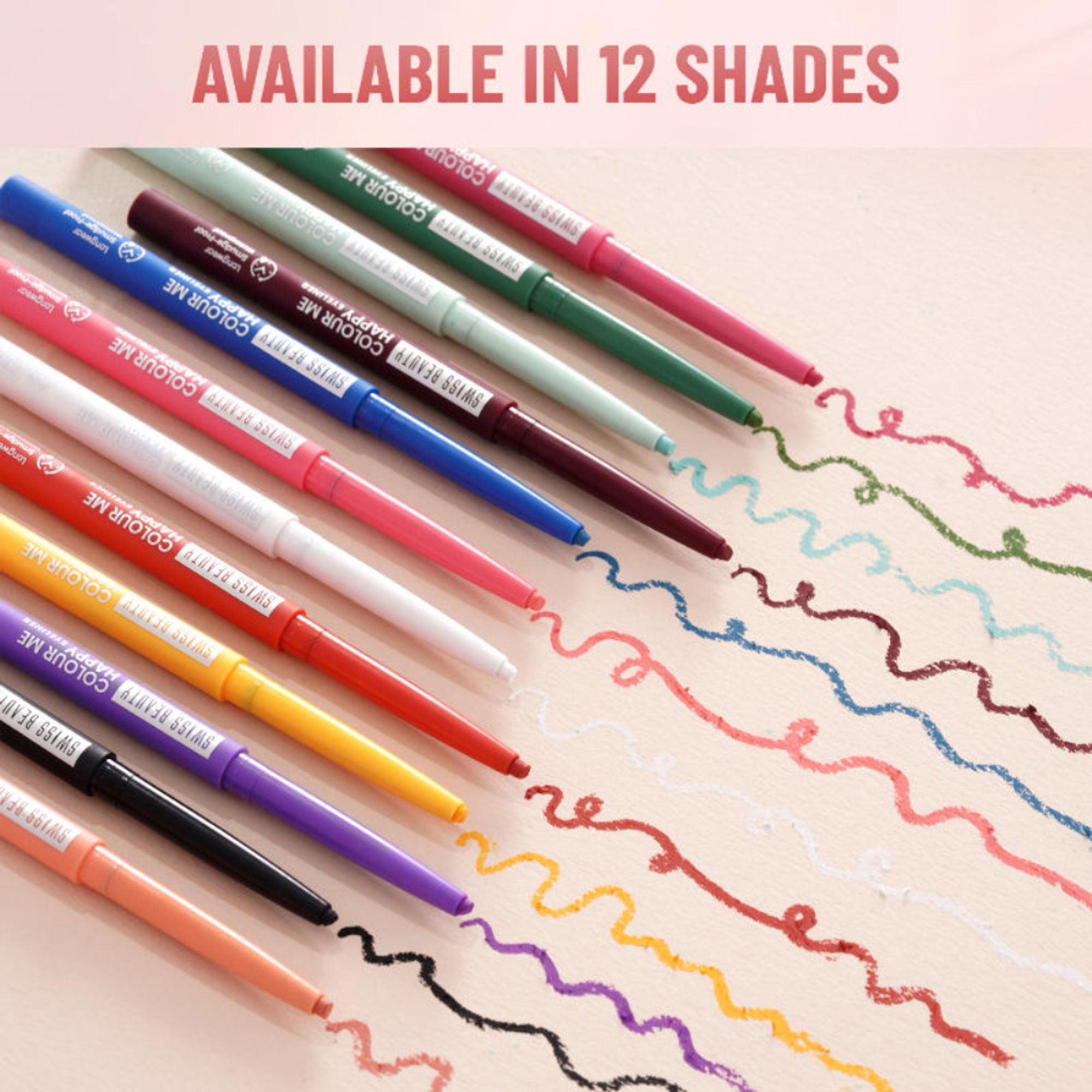 Swiss Beauty Colour Me Happy Eyeliner - Pink Alperose