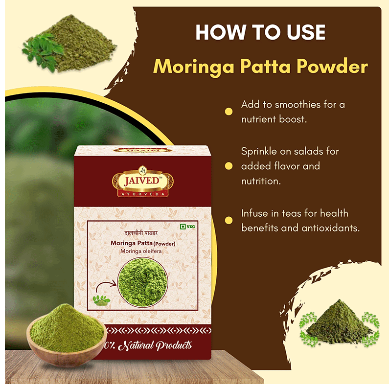 Jaived Ayurveda Moringa Patta Powder