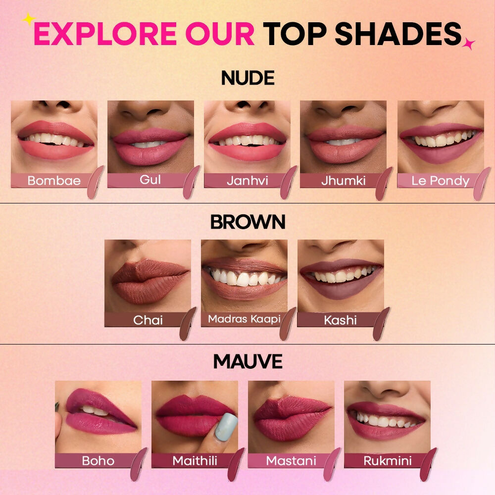 Nykaa Matte To Last ! Transferproof Liquid Lipstick - Rukmini - 22