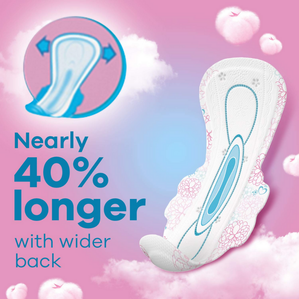 Whisper Ultra Soft Sanitary Pads for Women, XL+
