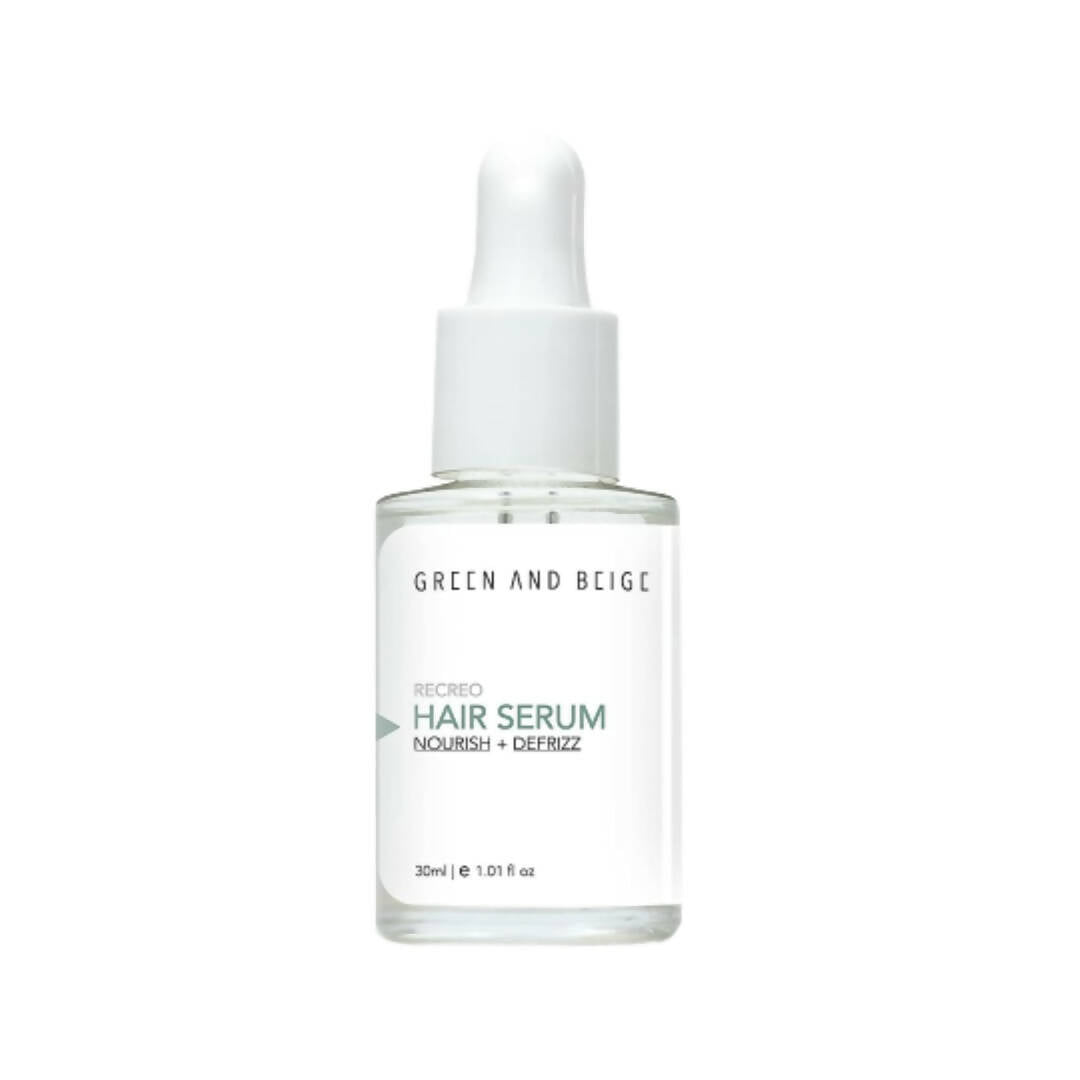 Green And Beige Recreo Nourish & Defrizz Hair Serum