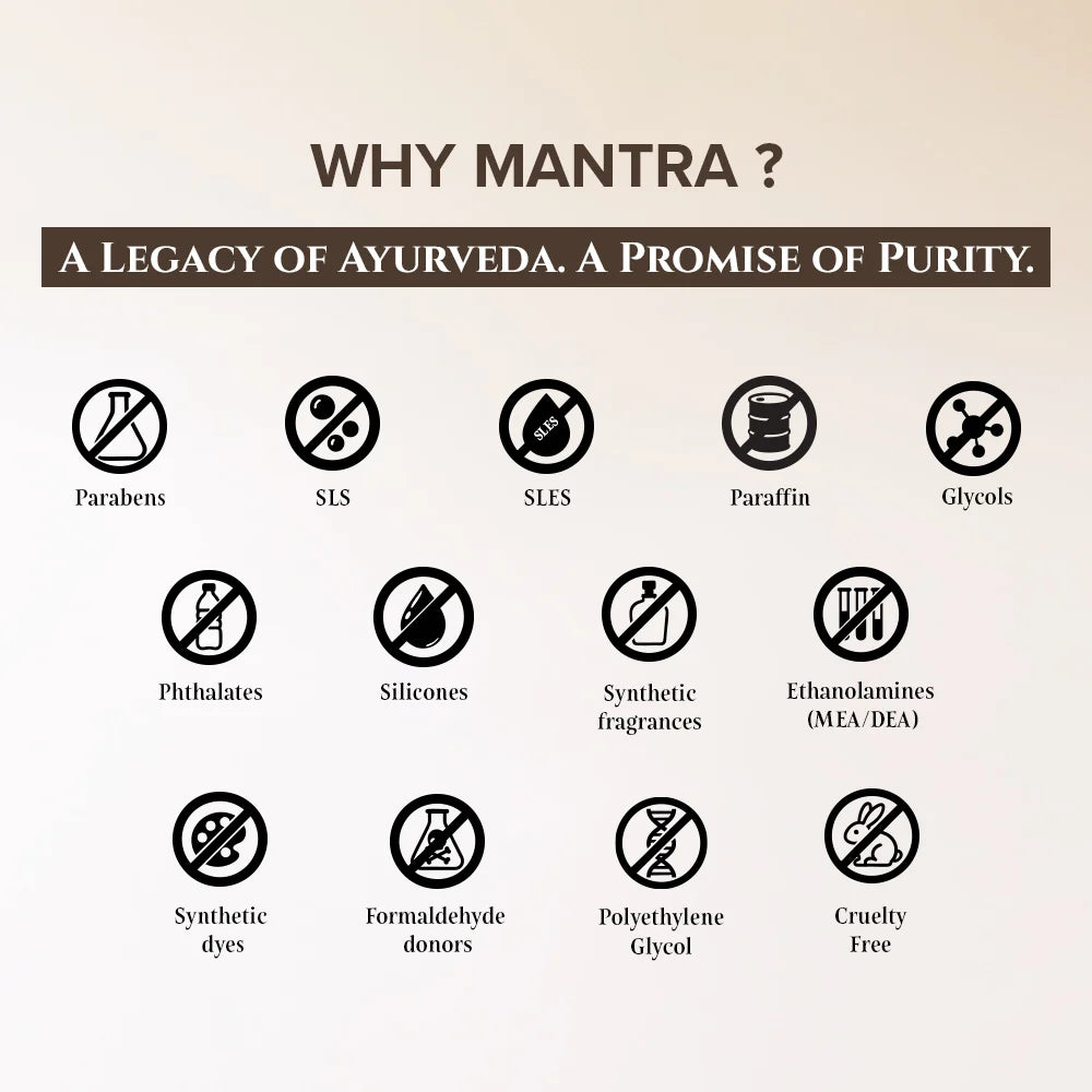 Mantra Shikakai and Bhringraj Mild Hair Cleanser for Normal Hair