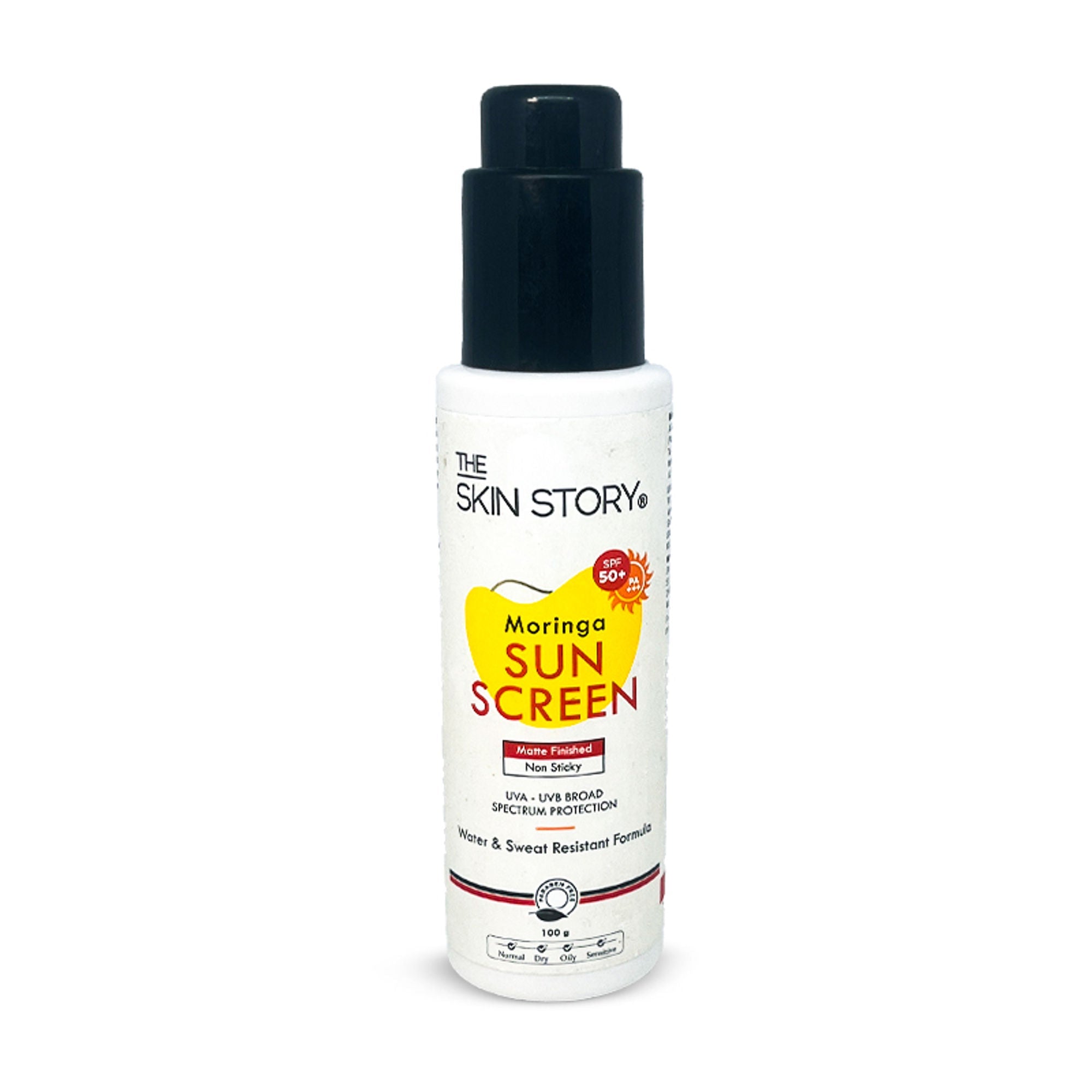 The Skin Story Moringa Face Sunscreen SPF 50+ PA+++ For Detan