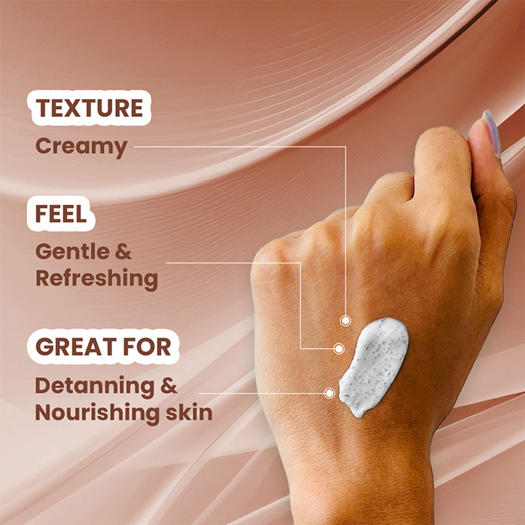 The Skin Story Gentle Detan Face Scrub Exfoliate Dead Skin Remove Blackheads Dark Spots Pigmentation