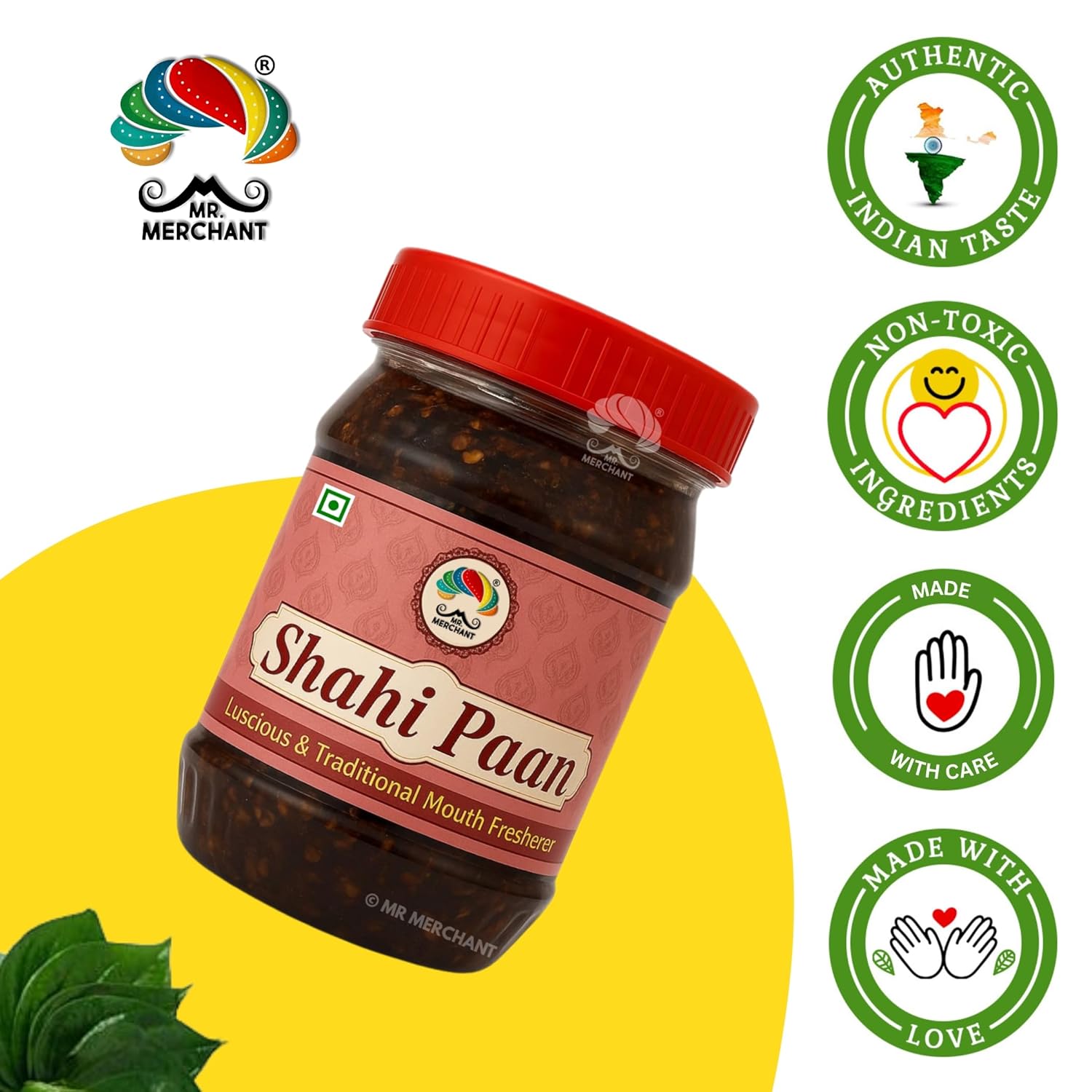 Mr. Merchant Shahi Meetha Paan, 220gm [Mouth Freshener, Paan Mukhwas, After-Meal,Mukhwas, Indian Sweets]