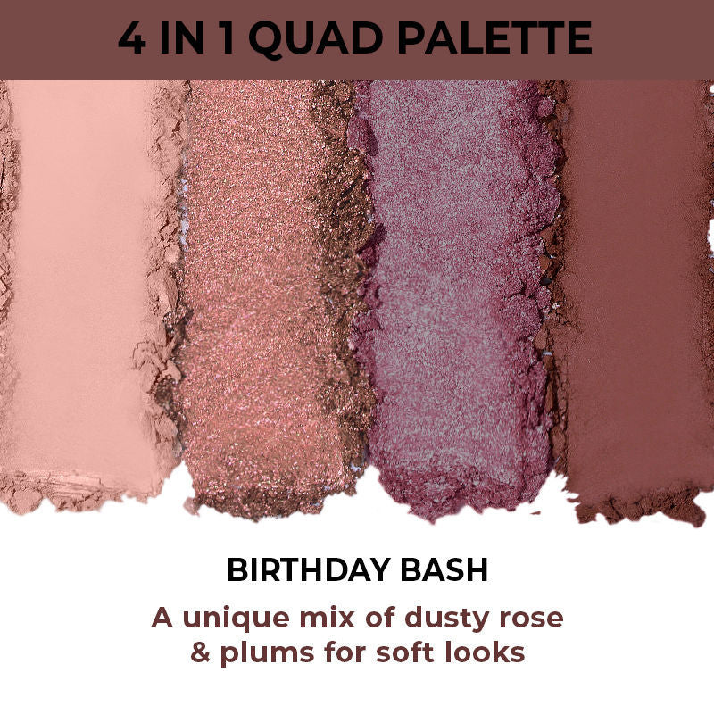 Nykaa Cosmetics Eyes On Me! 4 In 1 Quad Eyeshadow Palette