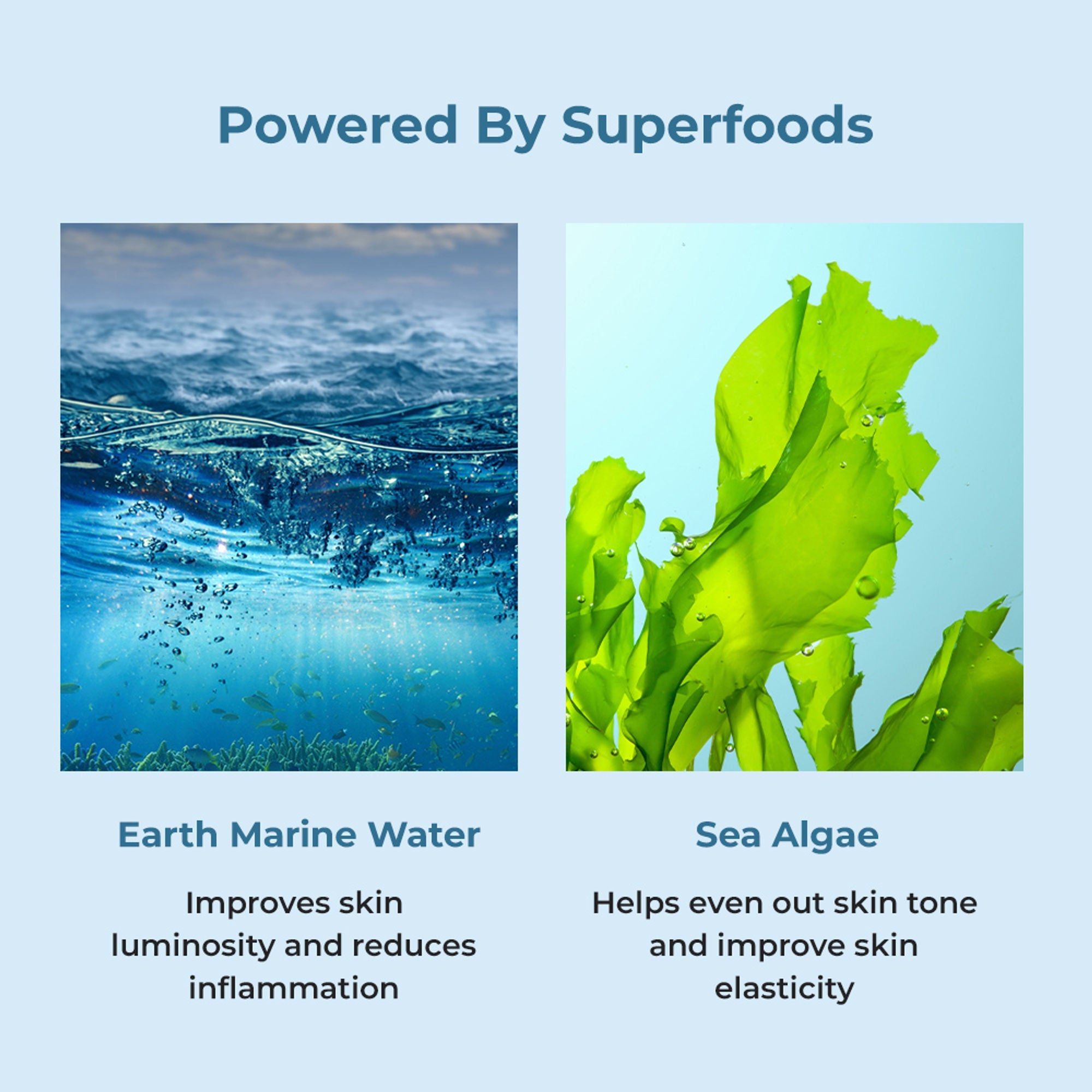 Naturali Aqua Hydrating Gel Moisturiser with Superfoods Earth Marine Water & Sea Algae