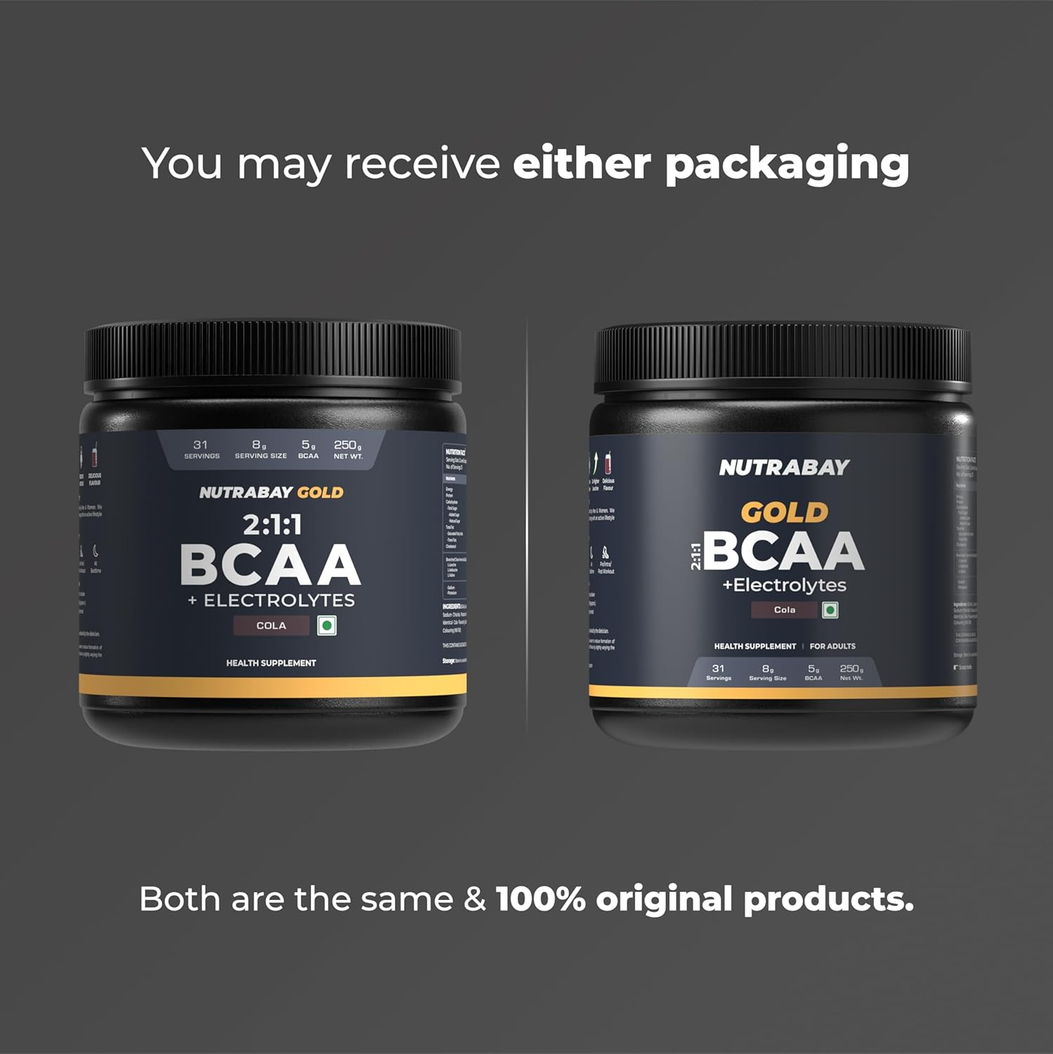 Nutrabay Gold BCAA 2:1:1 with Electrolytes - Cola