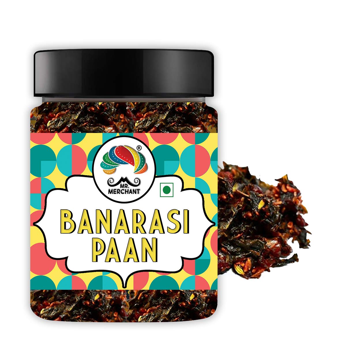 Mr. Merchant Banarasi Meetha Paan Mukhwas, [Mouth Freshener, Digestive, After-Meal Snack] [Jar Pack], 300g
