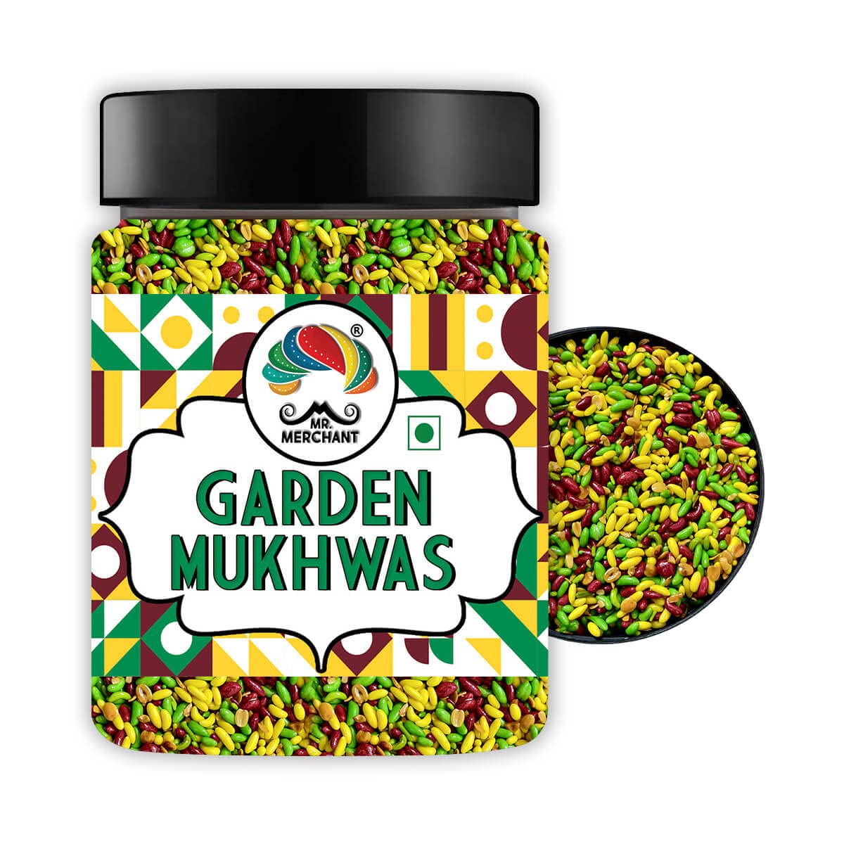 Mr. Merchant Garden Mukhwas, Mouth Freshener Mukhwas Mix (Pack of 1 (300g Jar Pack))