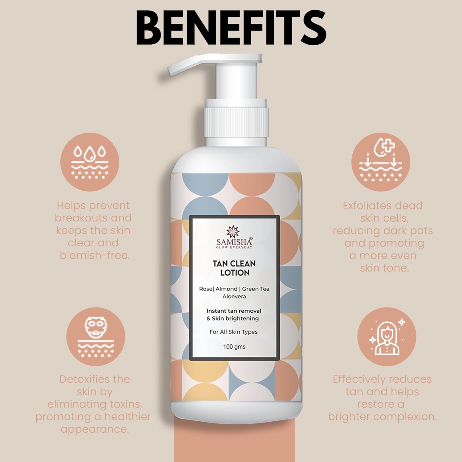 Samisha Tan Clean Cream