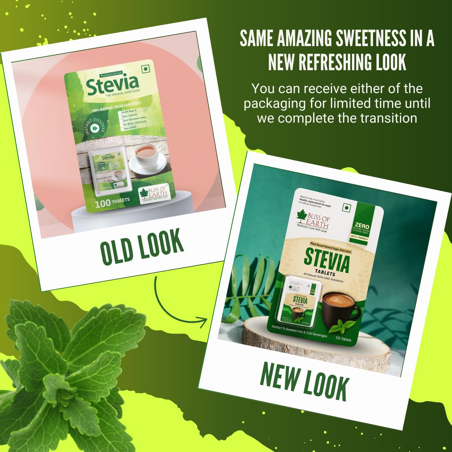 Bliss of Earth 99.8% REB-A Stevia Tablets