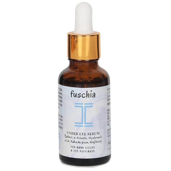 Fuschia Under Eye Serum | For Dark Circles| Eye Puffiness | Retinol | Kakdu Plum | Gojiberry