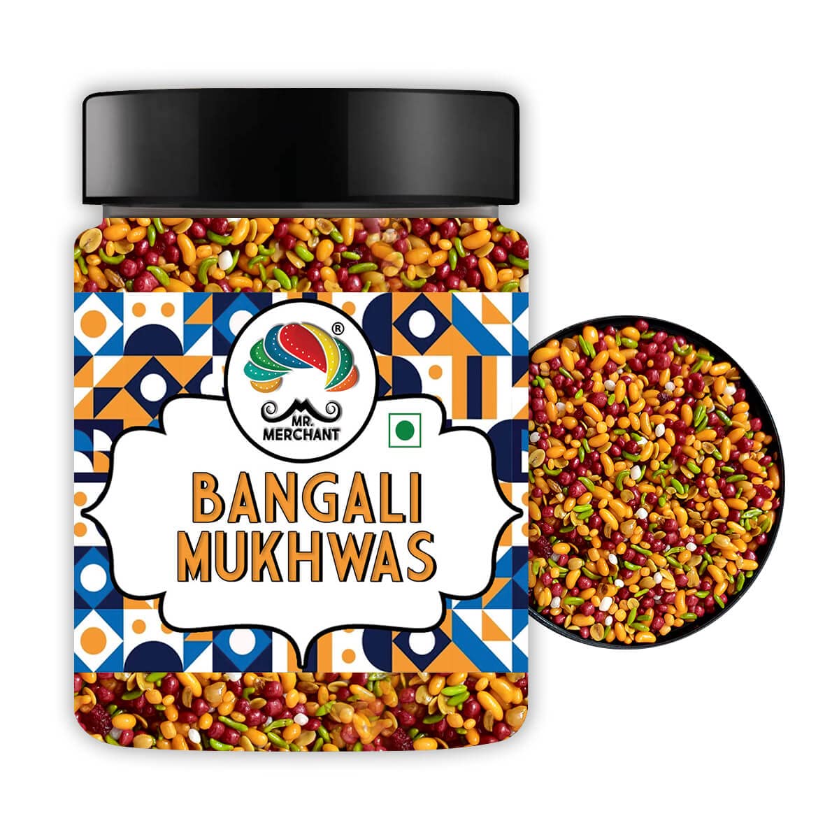 Mr. Merchant Bangali Mukhwas, Mouth Freshener Mukhwas Mix (Pack of 1 (300g Jar Pack))