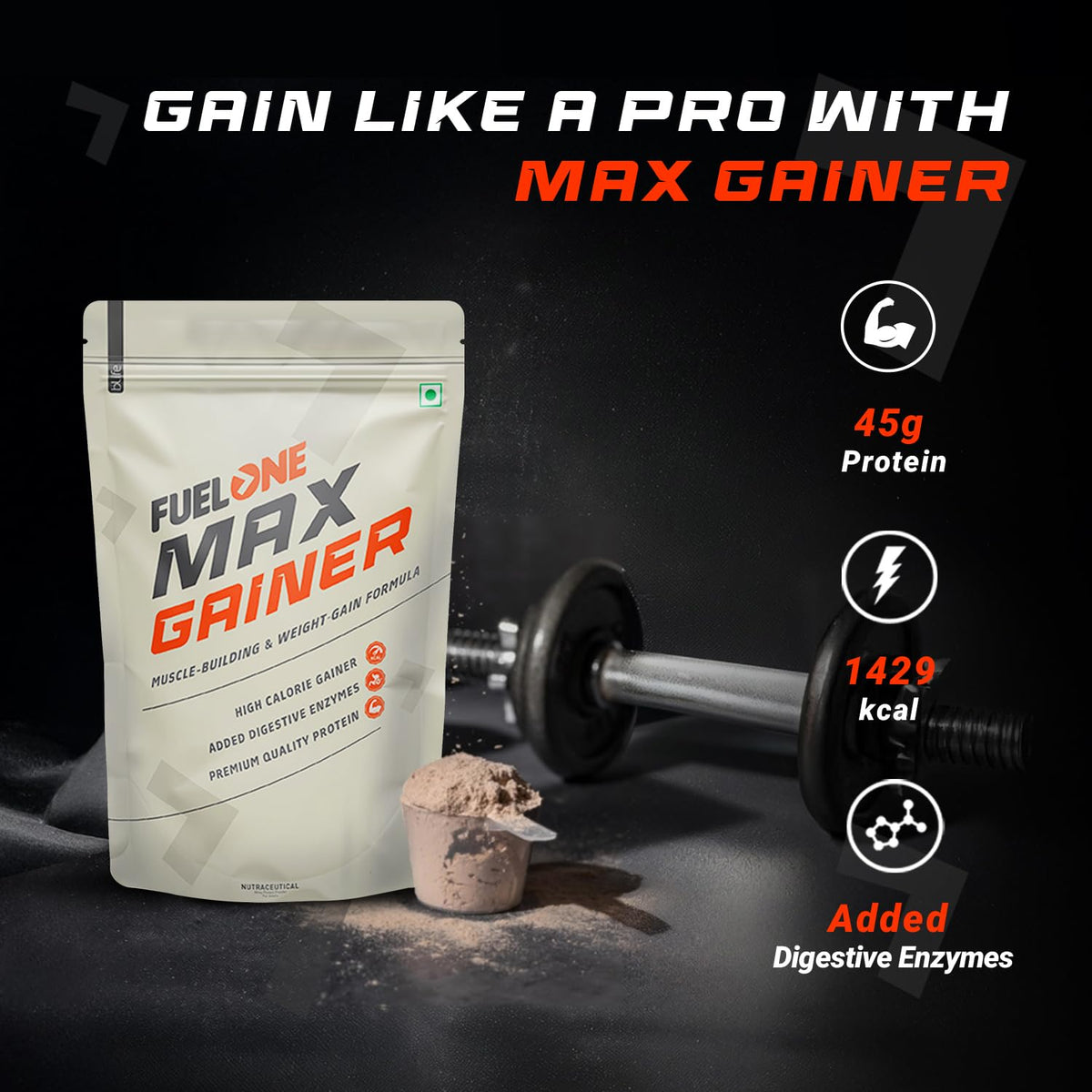FUELONE Max Gainer - Caramel Toffee