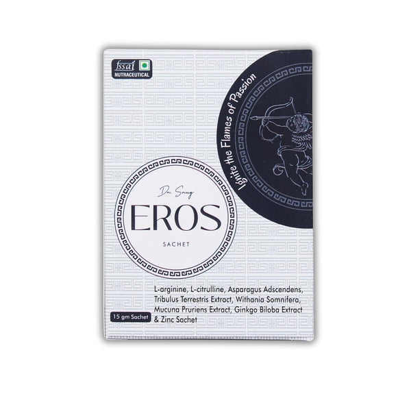 Dr. Snug Eros - Energy, Vitality & Stamina Booster - L-Arginine, Tribulus Terrestris, Ginkgo Biloba & Safed Musli