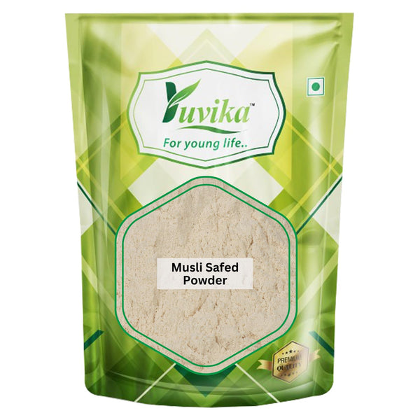 YUVIKA Musli Safed Powder - Chlorophytum Borivilianum - White Musli (400 Grams)