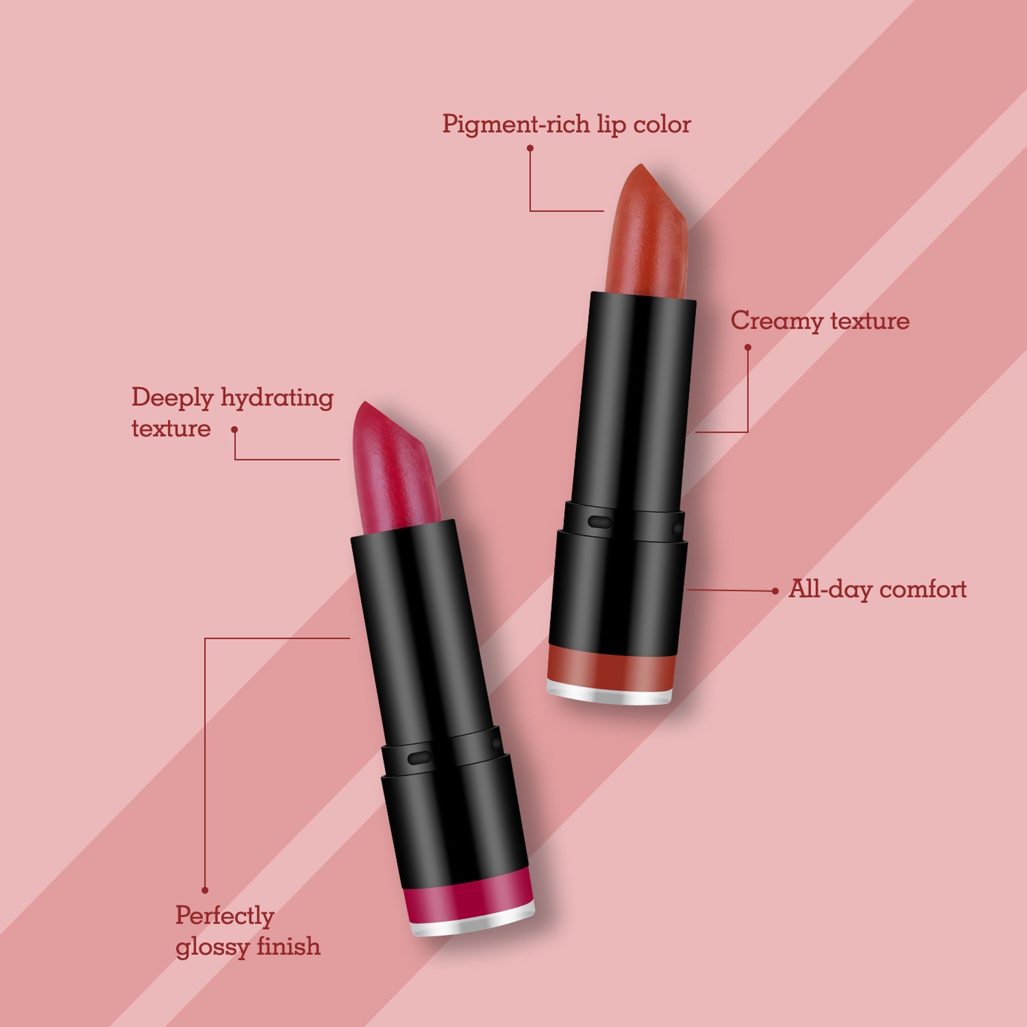 Miss Claire Aqua Rouge Lipstick - 318