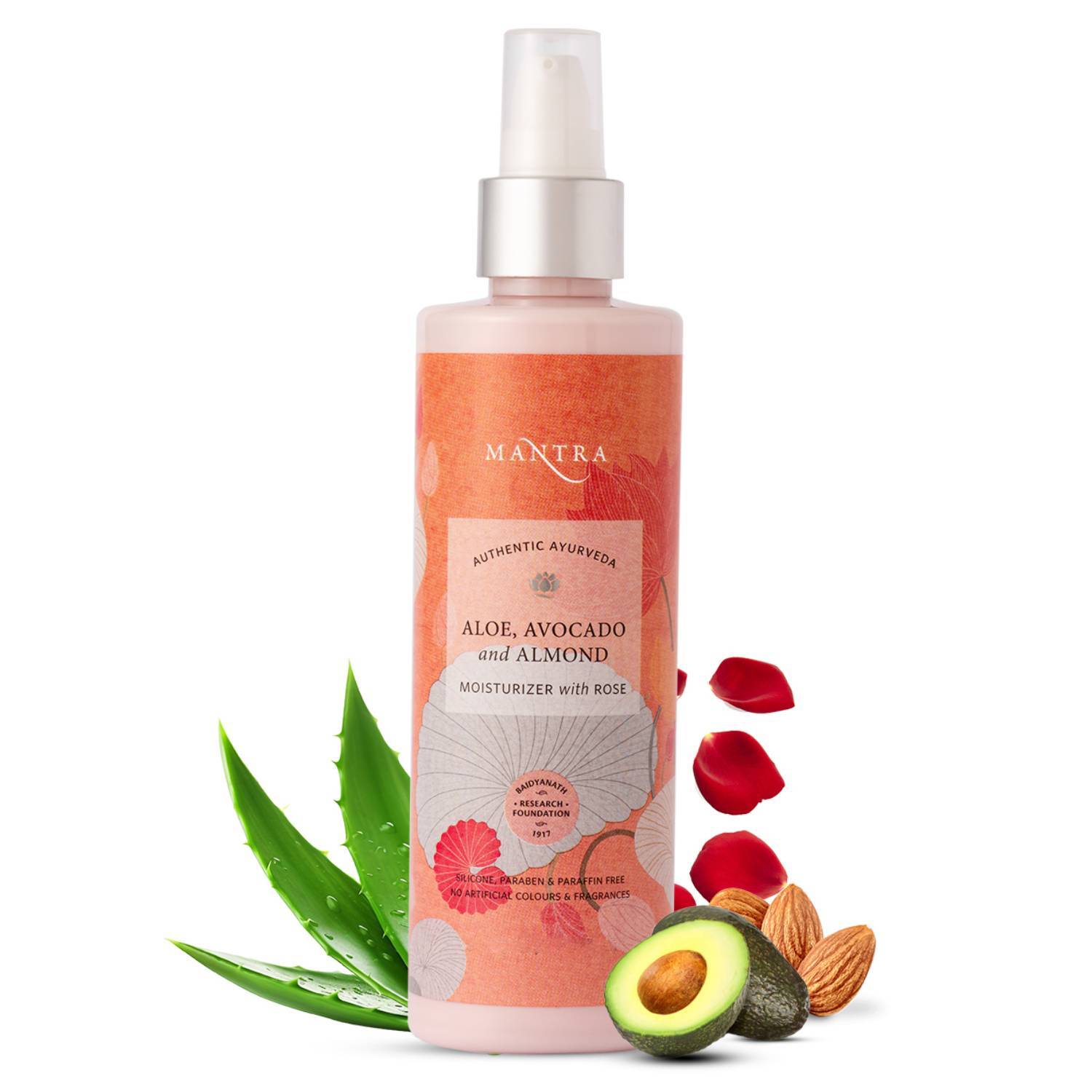 Mantra Aloe Avocado And Almond Moisturiser With Rose - Image 1