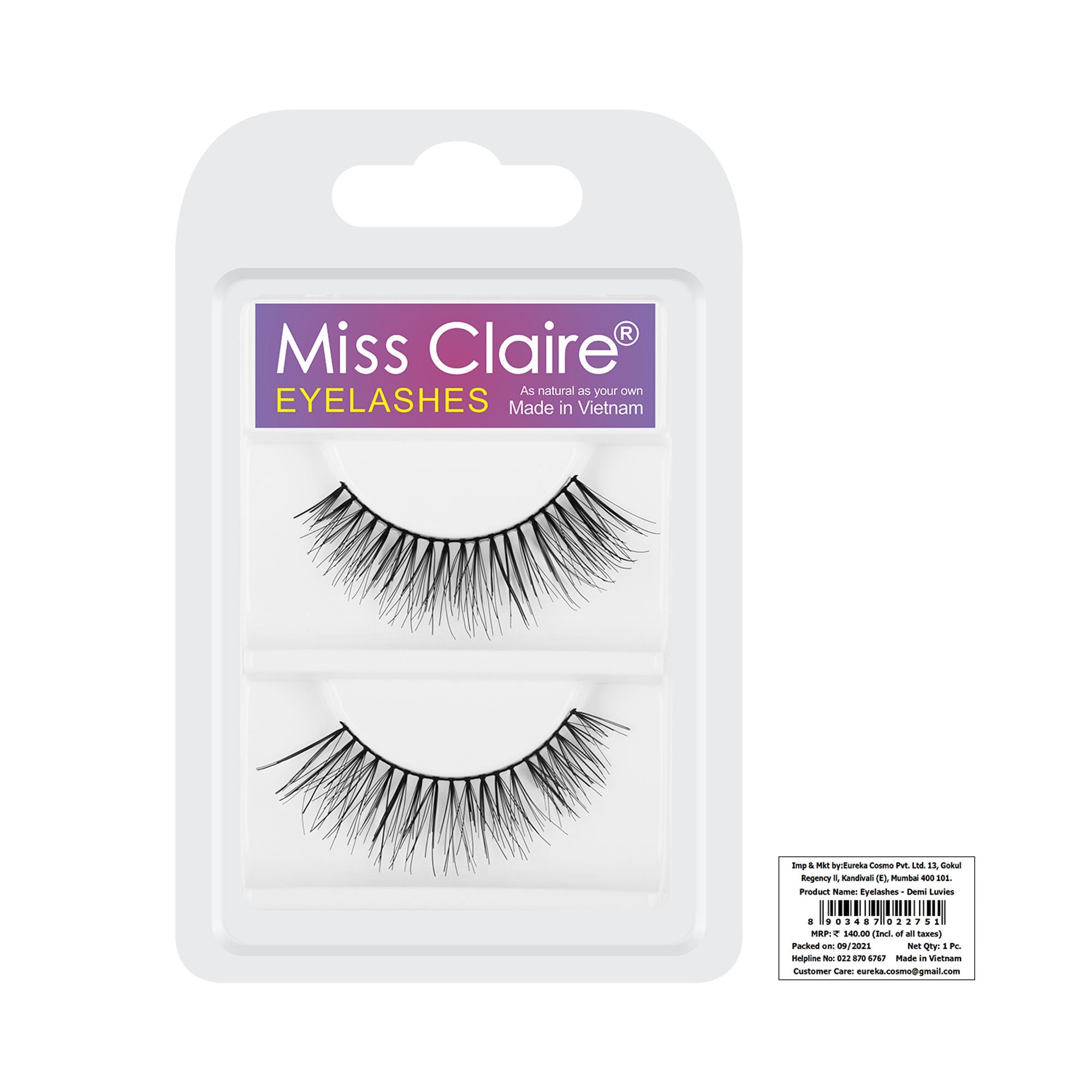 Miss Claire Eyelashes - Demi Luvies
