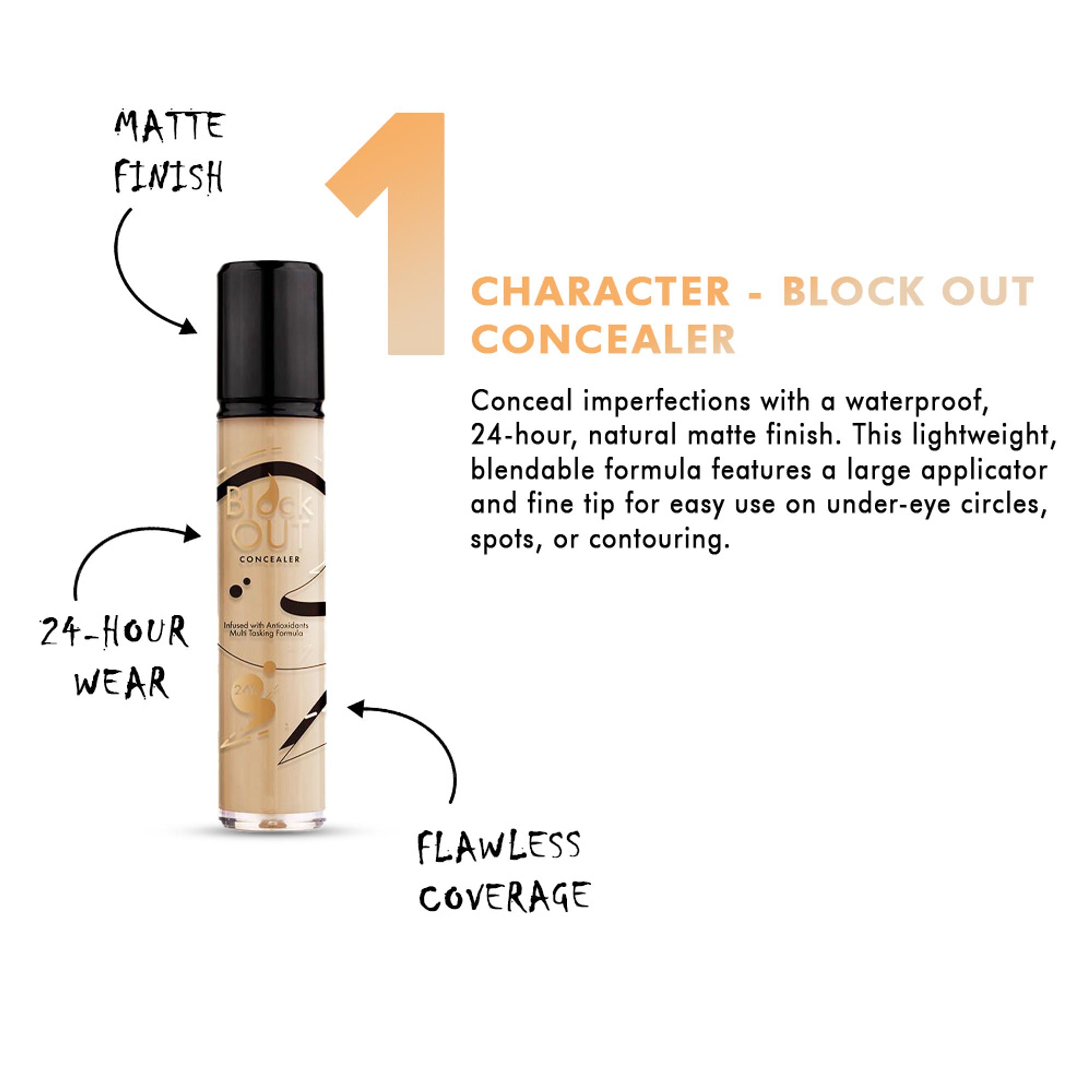 Character Block Out Concealer - Panna Cotta 004
