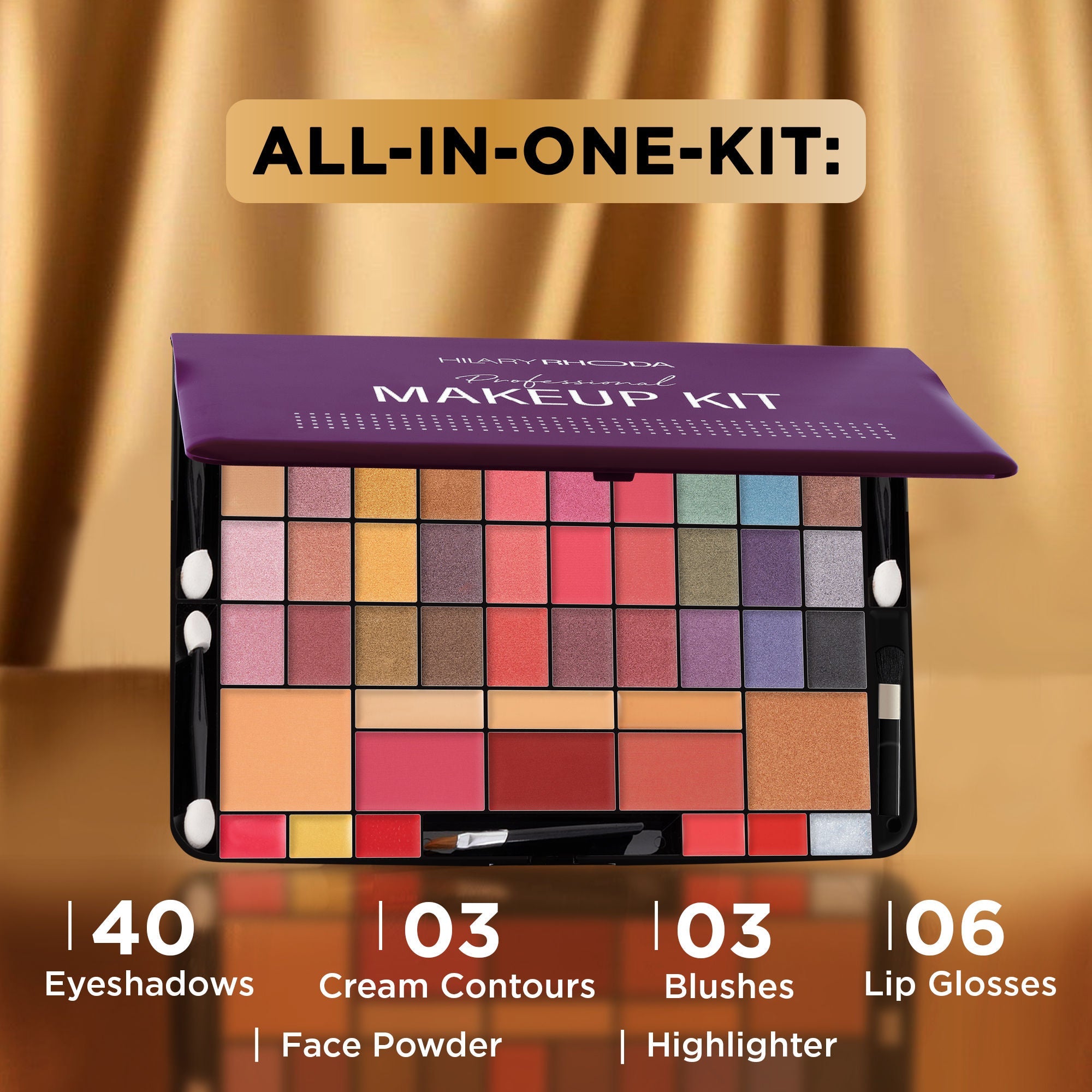 Hilary Rhoda Professional Makeup Kit - Multicolor 01