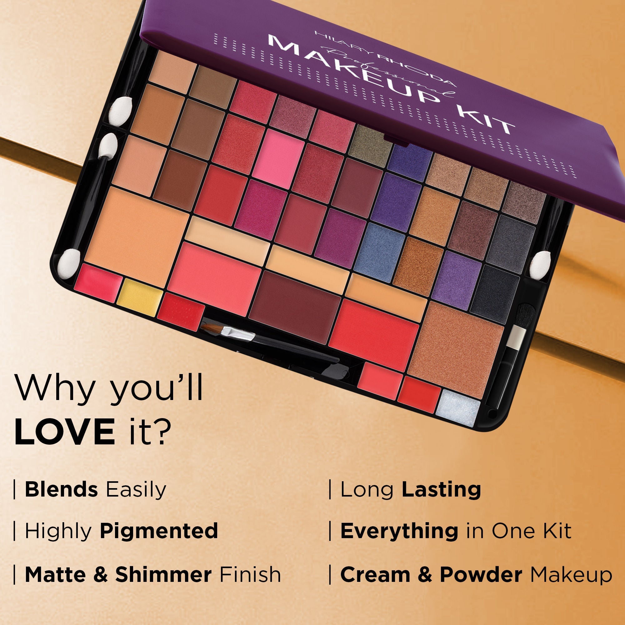 Hilary Rhoda Professional Makeup Kit - Multicolor 02