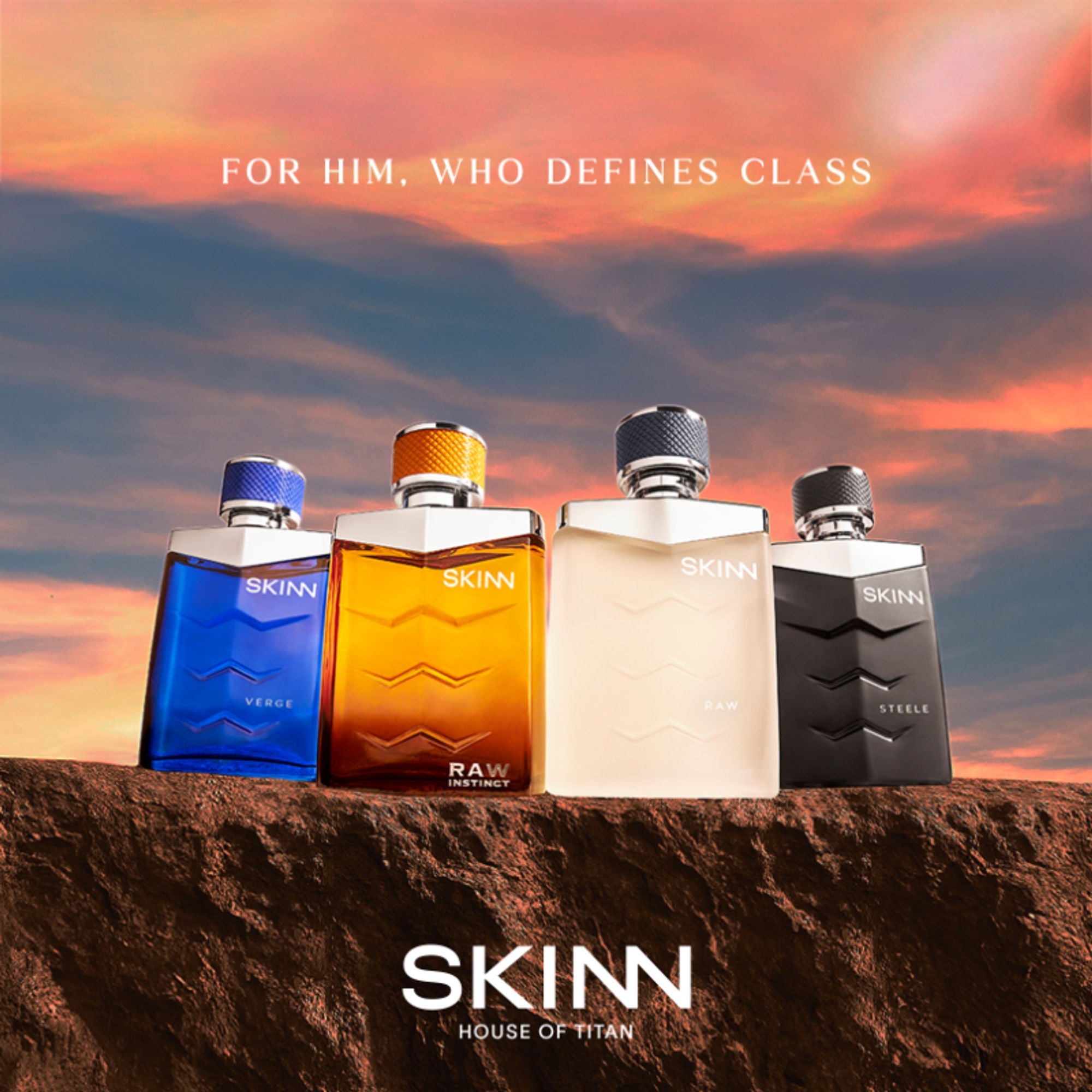 Skinn By Titan Classic Flanker Raw Instinct EDP For Him