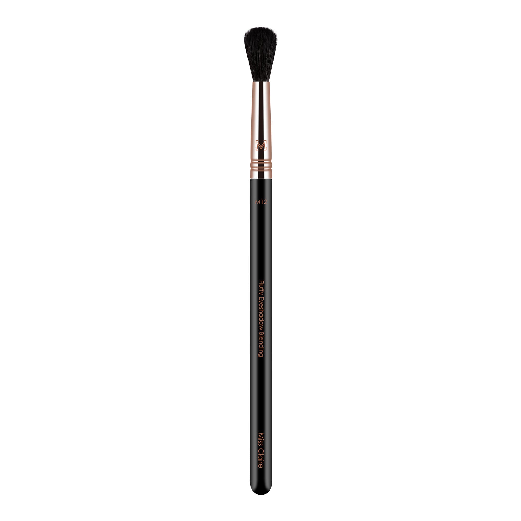 Miss Claire M12 - Fluffy Eyeshadow Blending Brush (Black) - Rose Gold
