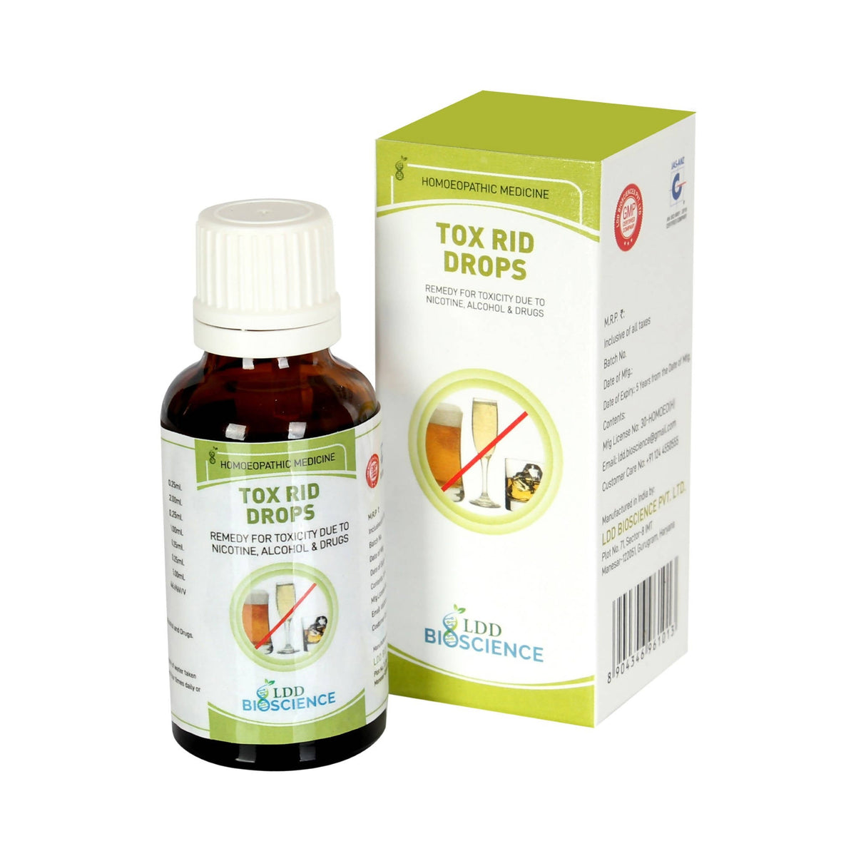 LDD Bioscience Homeopathy Tox Rid Drops